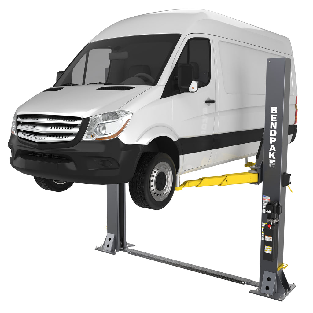 BendPak 12APF Open-Top Two-Post Car Lift - 12,000-lbs. Capacity - Low-Ceiling