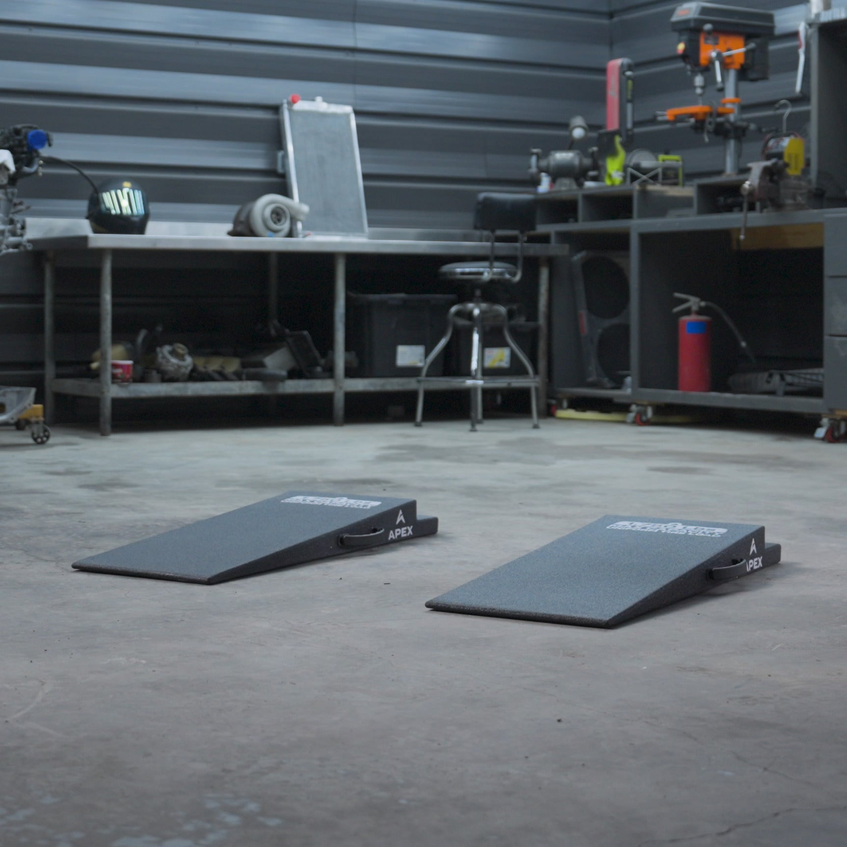 APEX 36-inch Lightweight Foam Trailer Ramp Kit - Set of 2