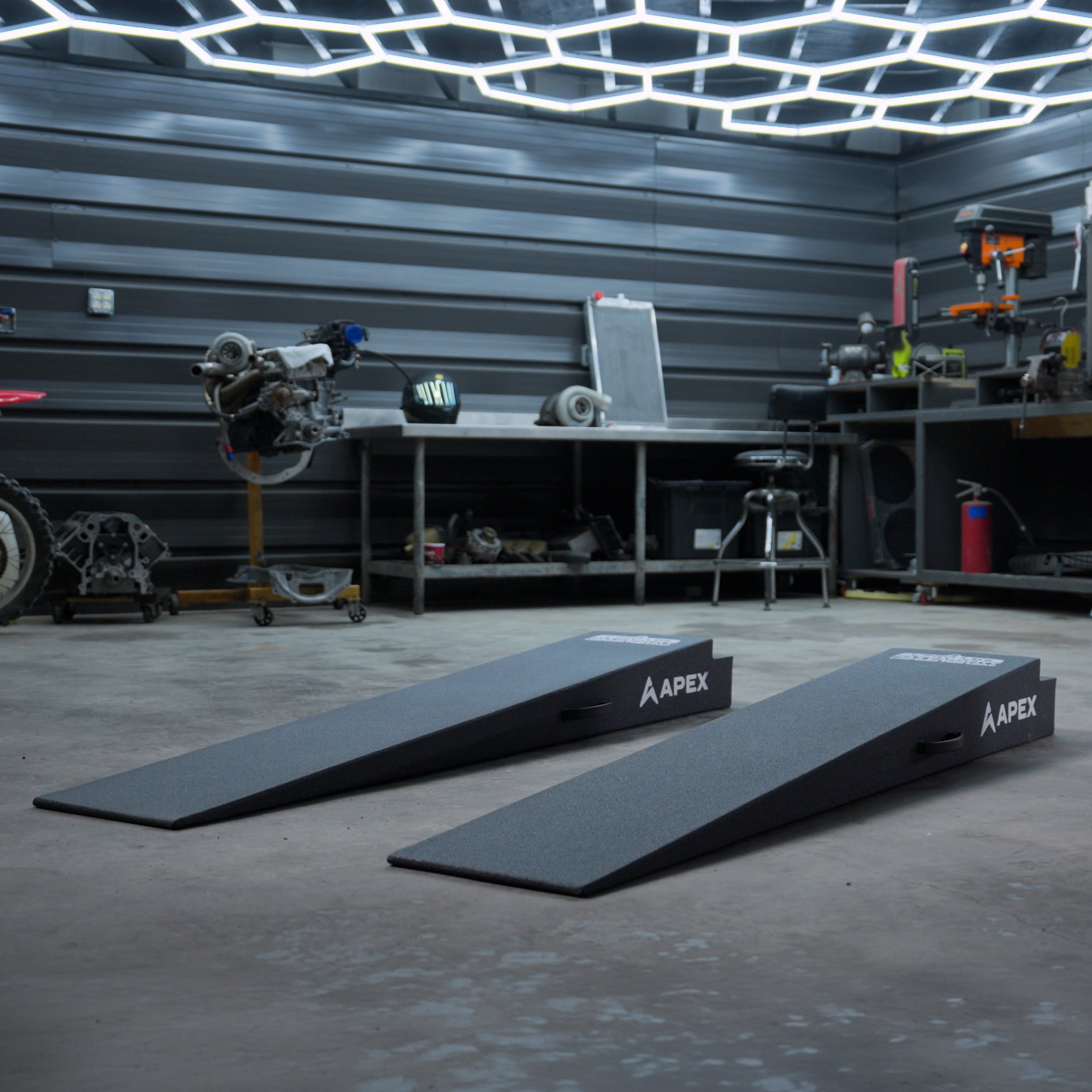 APEX 72-inch Lightweight Foam Trailer Ramp Kit - Set of 2
