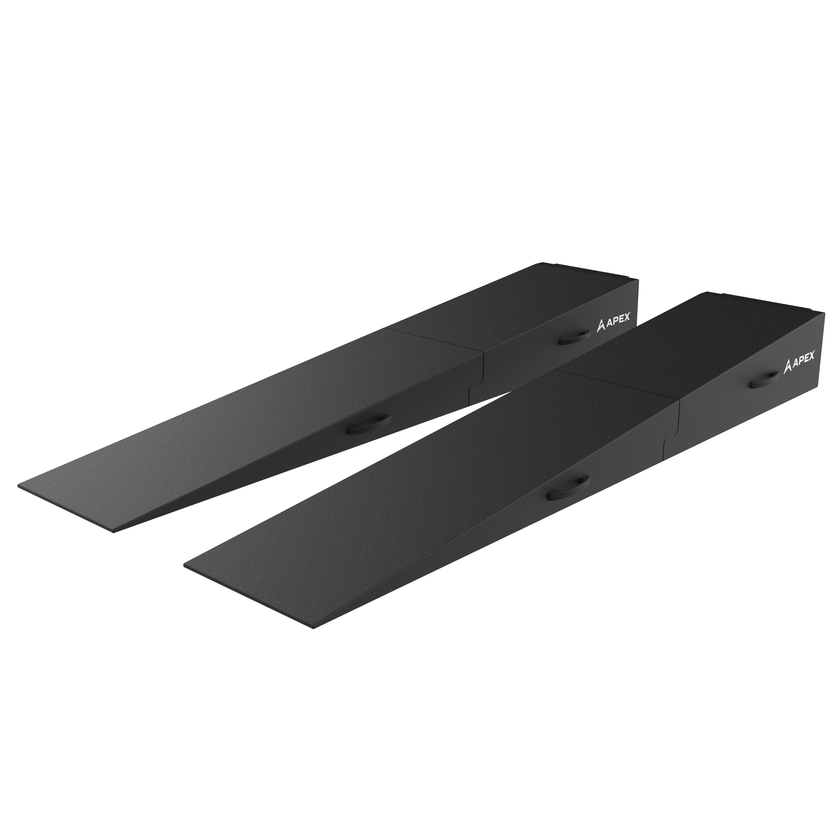 APEX 96-inch Lightweight Foam Four-Post Ramp Kit - Set of 2