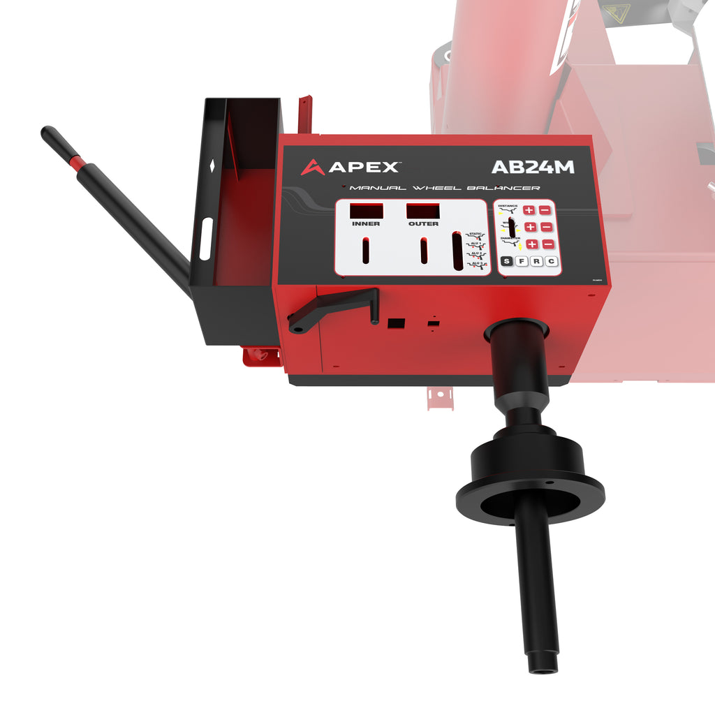 APEX AT26 and AB24M Tire Changer and Wheel Balancer Combo