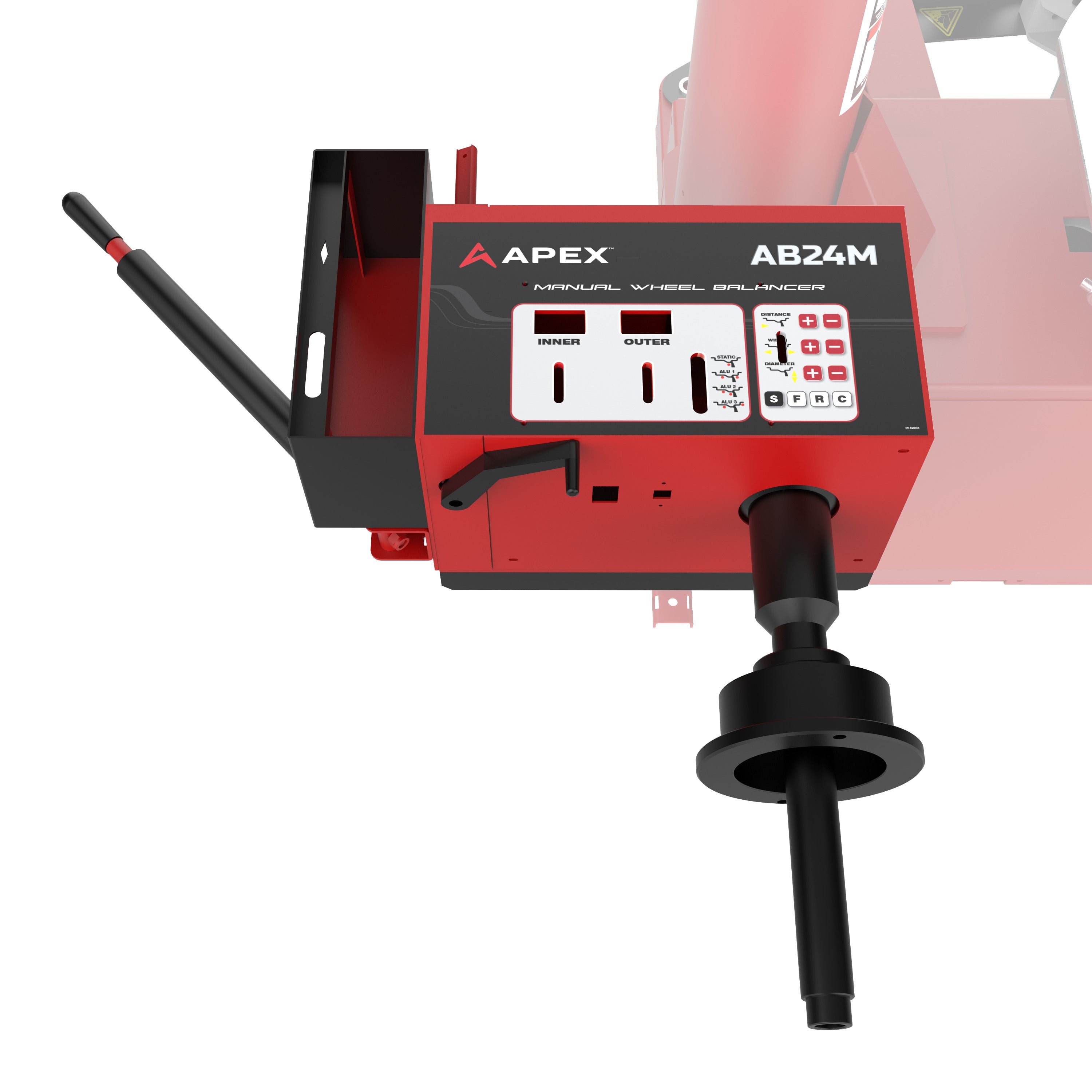 APEX AT26 and AB24M Tire Changer and Wheel Balancer Combo