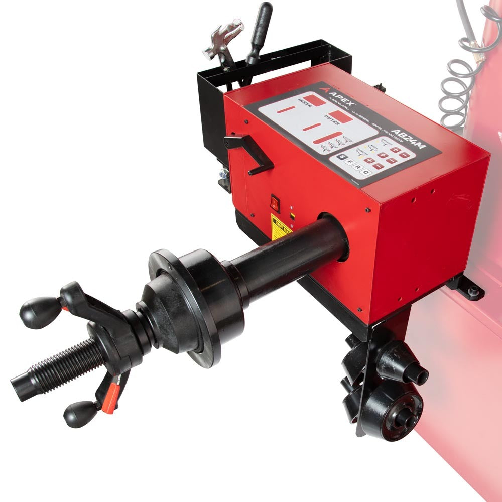 APEX AT26 and AB24M Tire Changer and Wheel Balancer Combo
