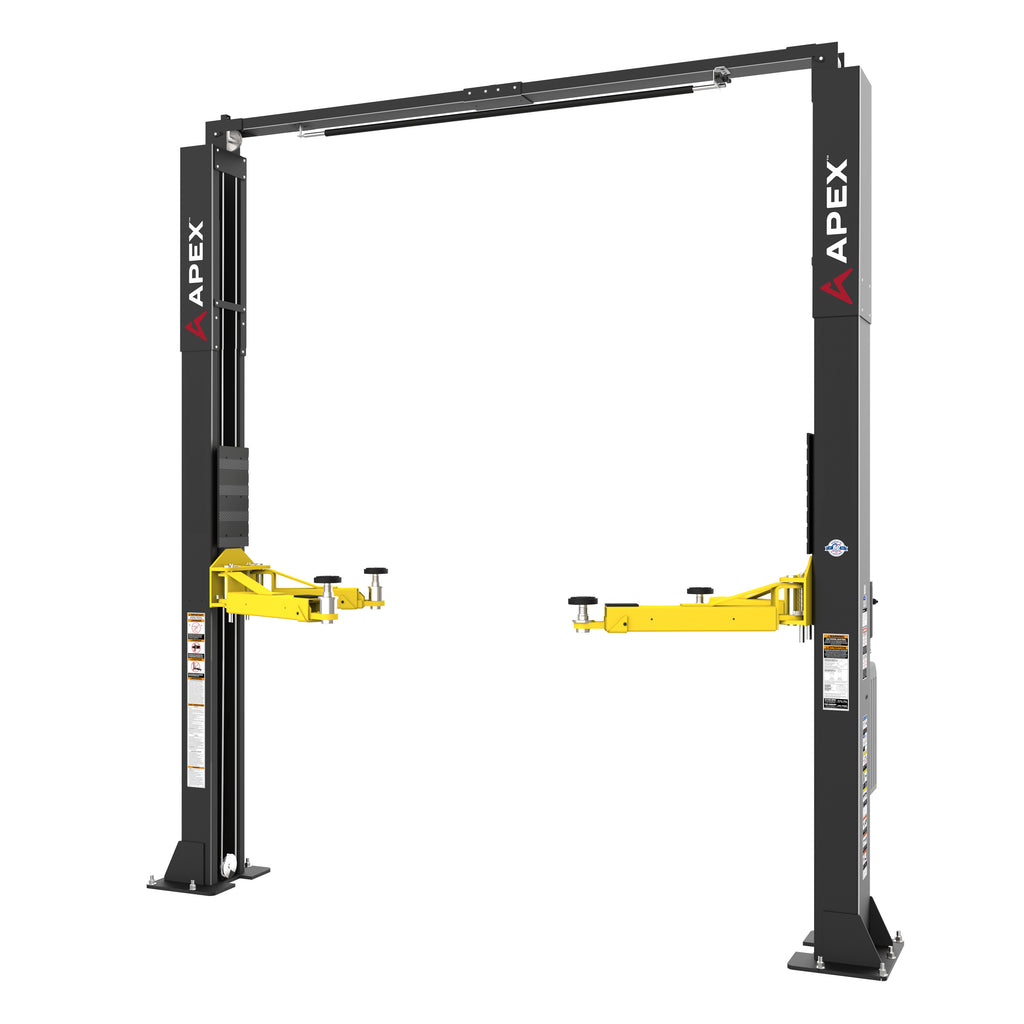 APEX AL10C Clearfloor Two-Post Lift - 10,000-lbs. Capacity