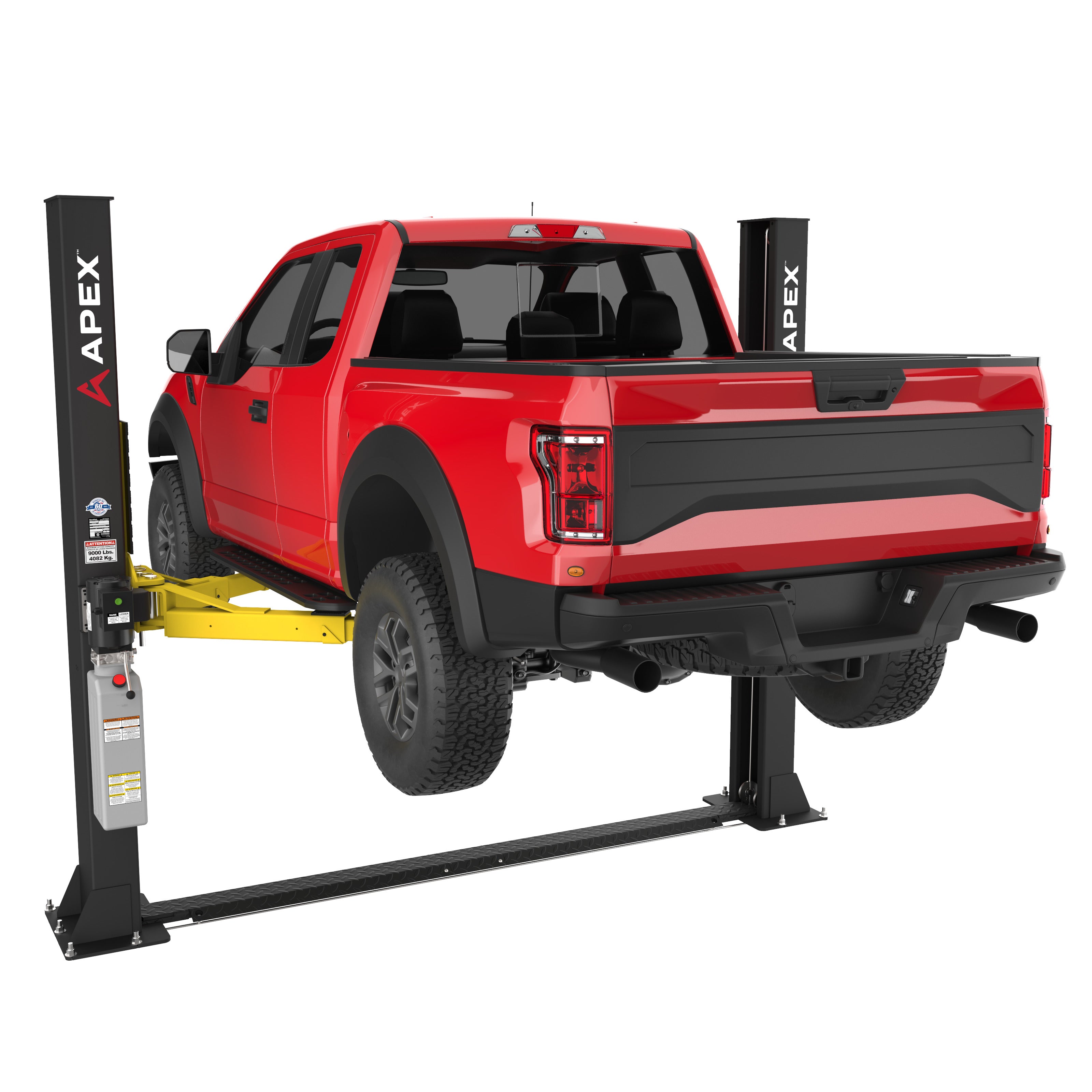 APEX AL9LC Floorplate Two-Post Lift - 9,000-lbs. Capacity