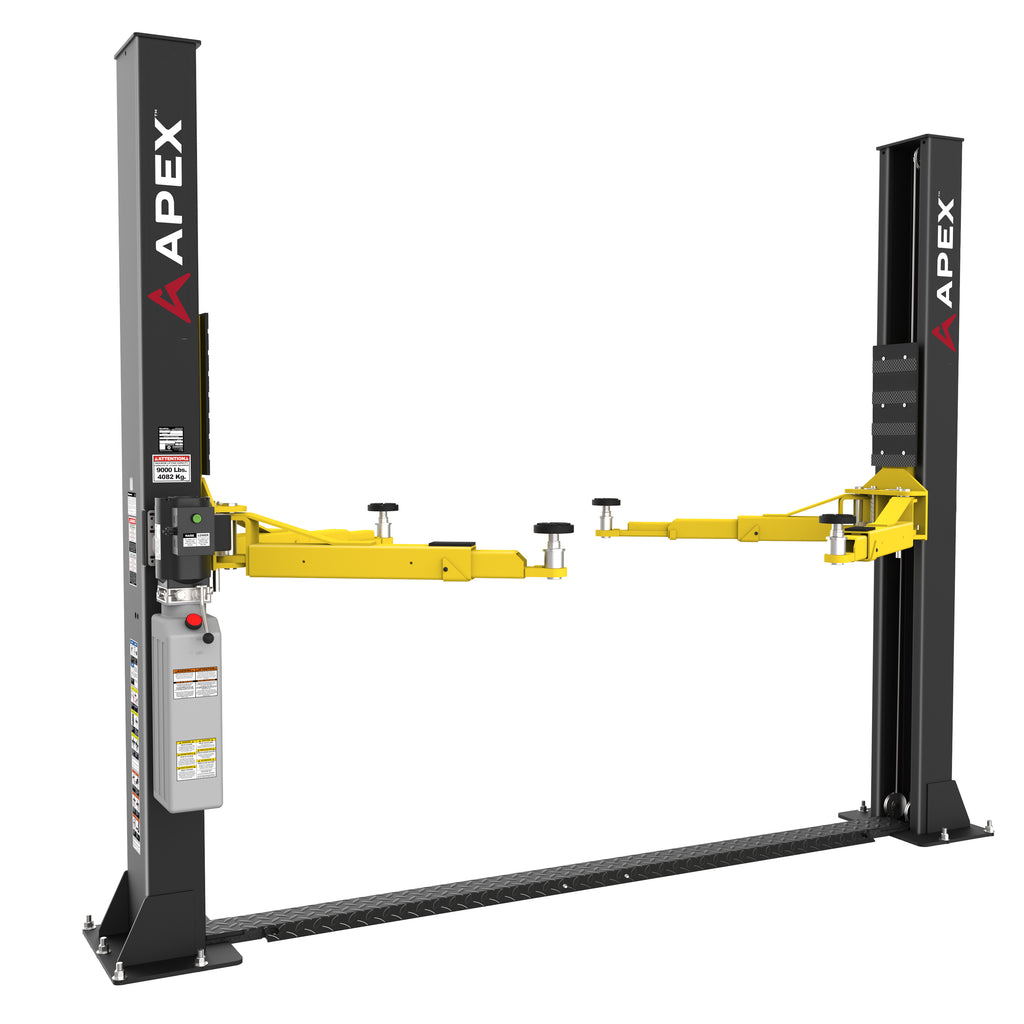 APEX AL9LC Floorplate Two-Post Lift - 9,000-lbs. Capacity
