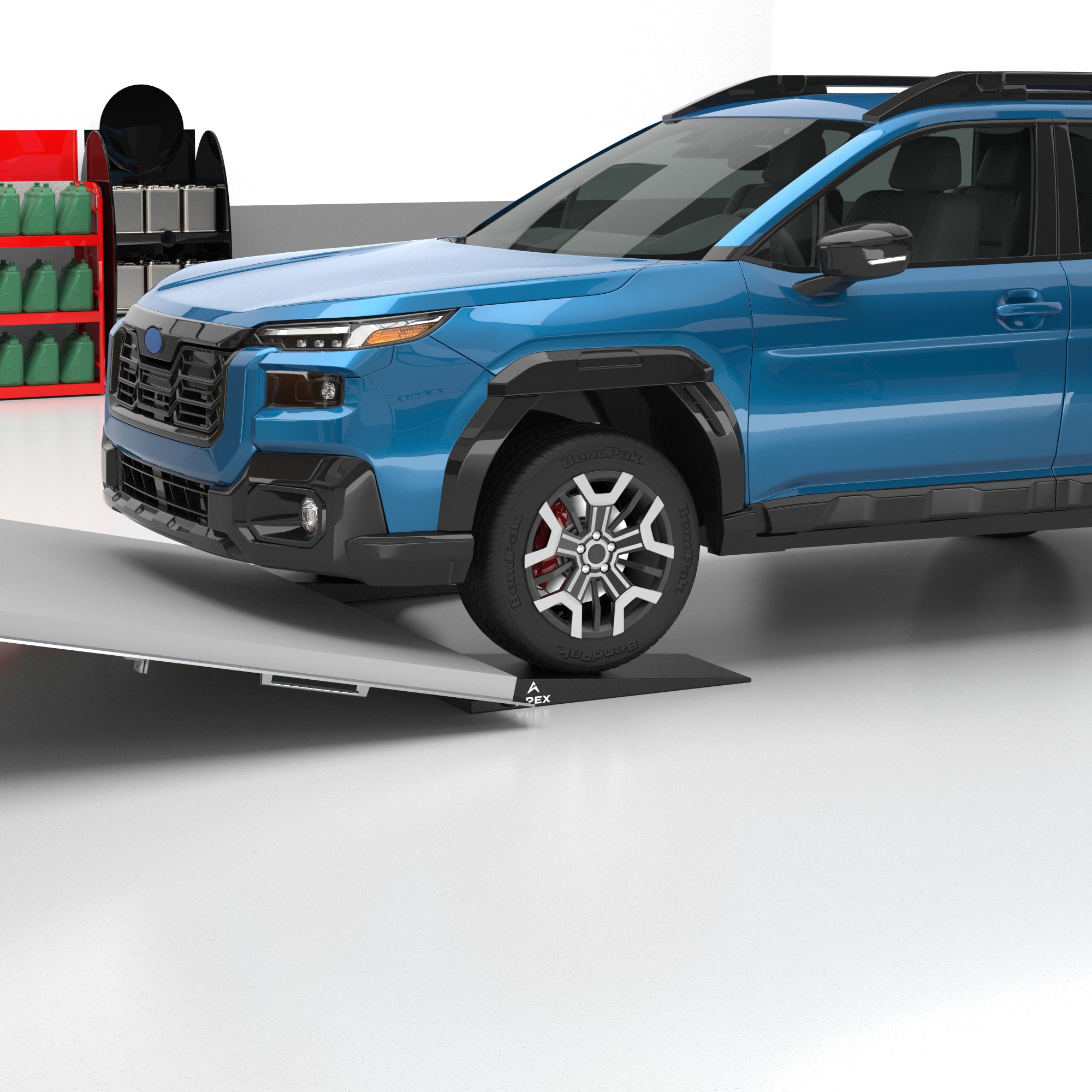 APEX 36-inch Lightweight Foam Trailer Ramp Kit - Set of 2