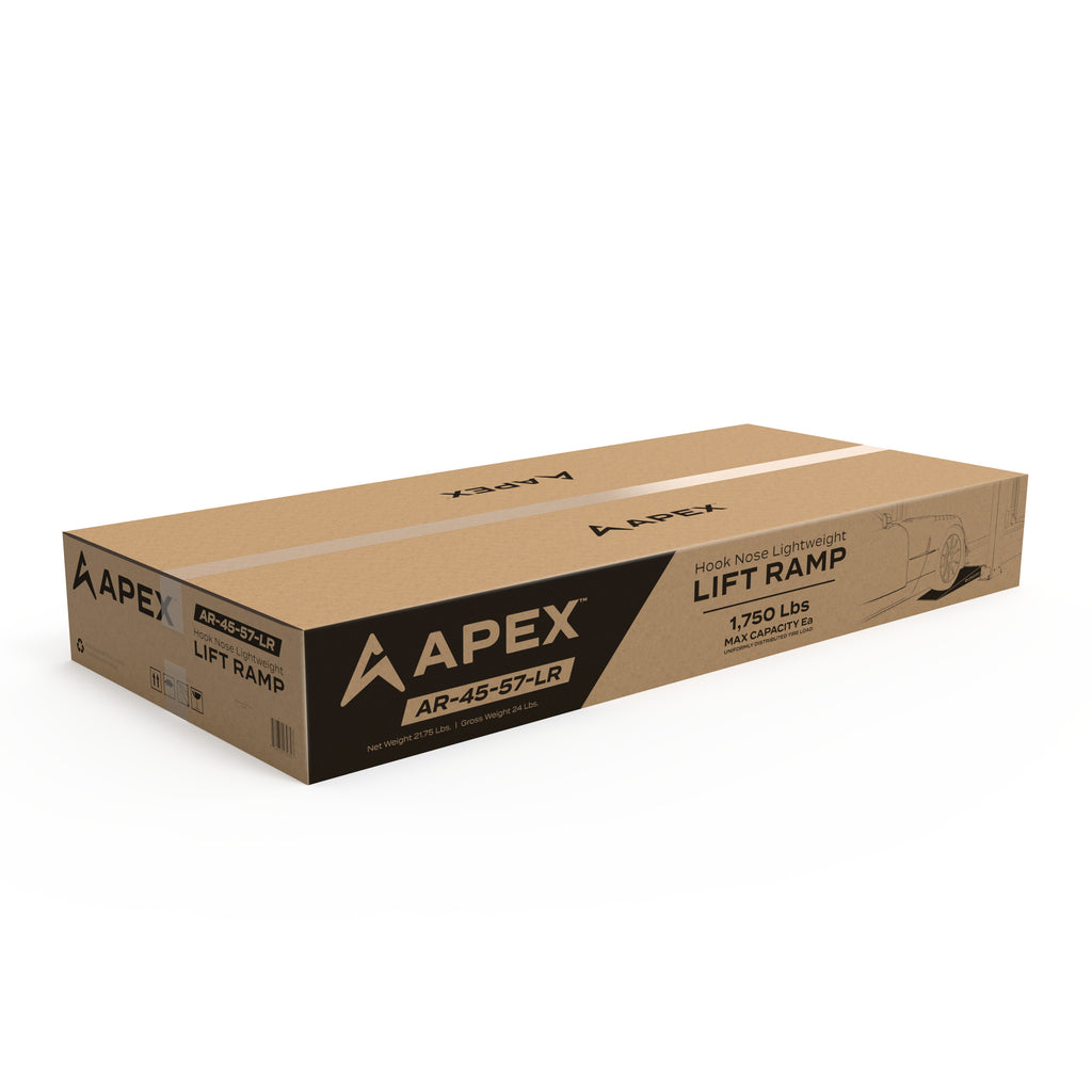 APEX 48-inch Lightweight Foam Four-Post Ramp Kit - Set of 2
