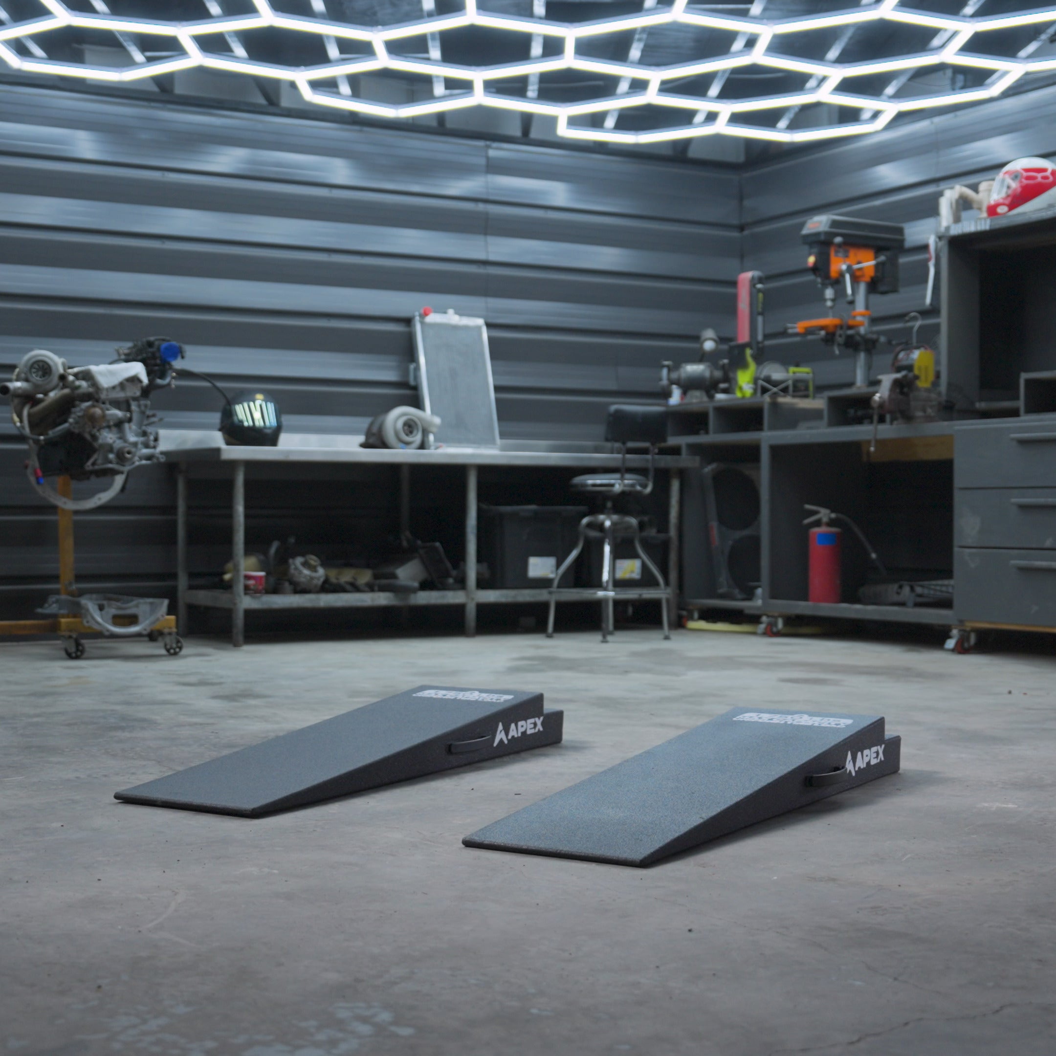 APEX 48-inch Lightweight Foam Trailer Ramp Kit - Set of 2