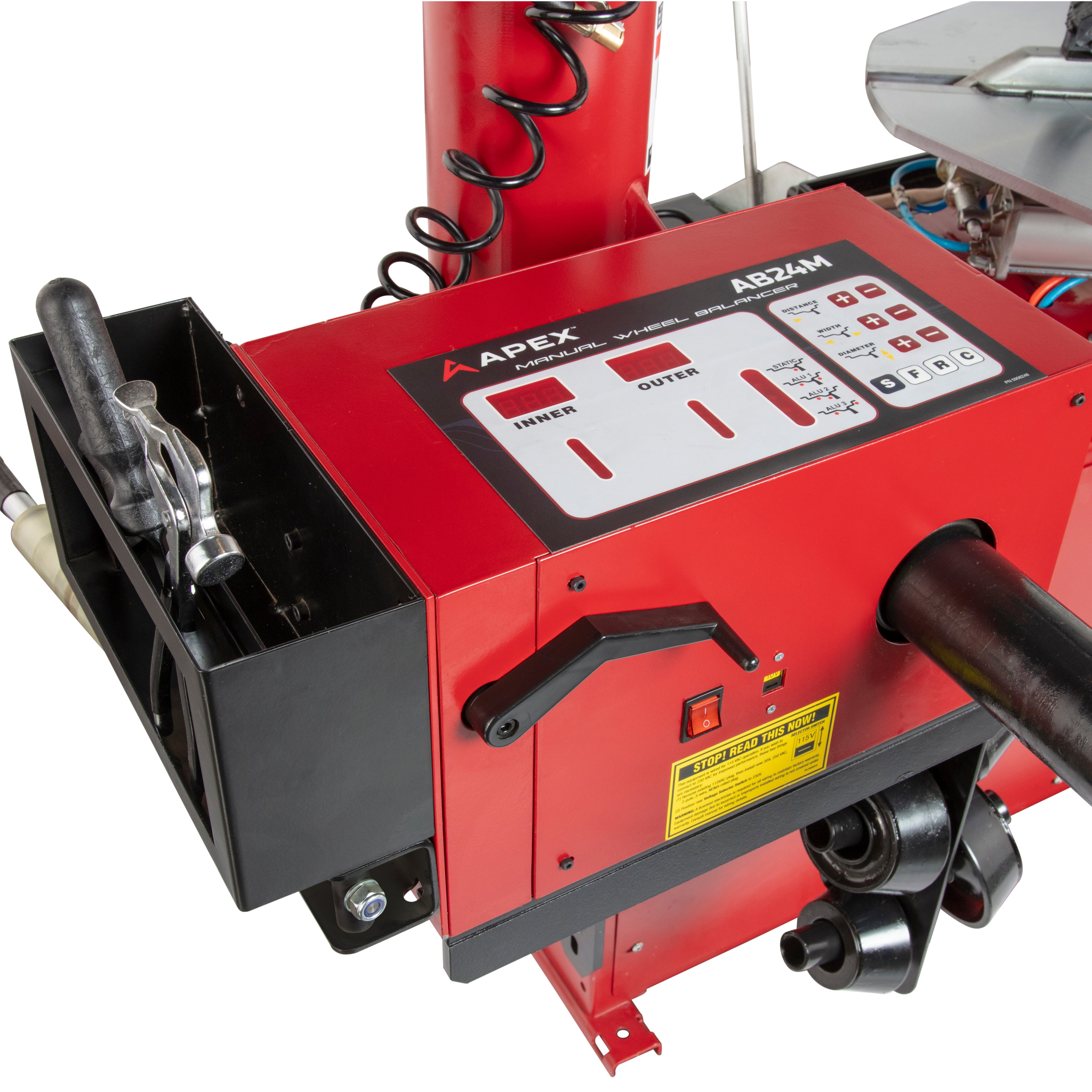 APEX AT26 and AB24M Tire Changer and Wheel Balancer Combo