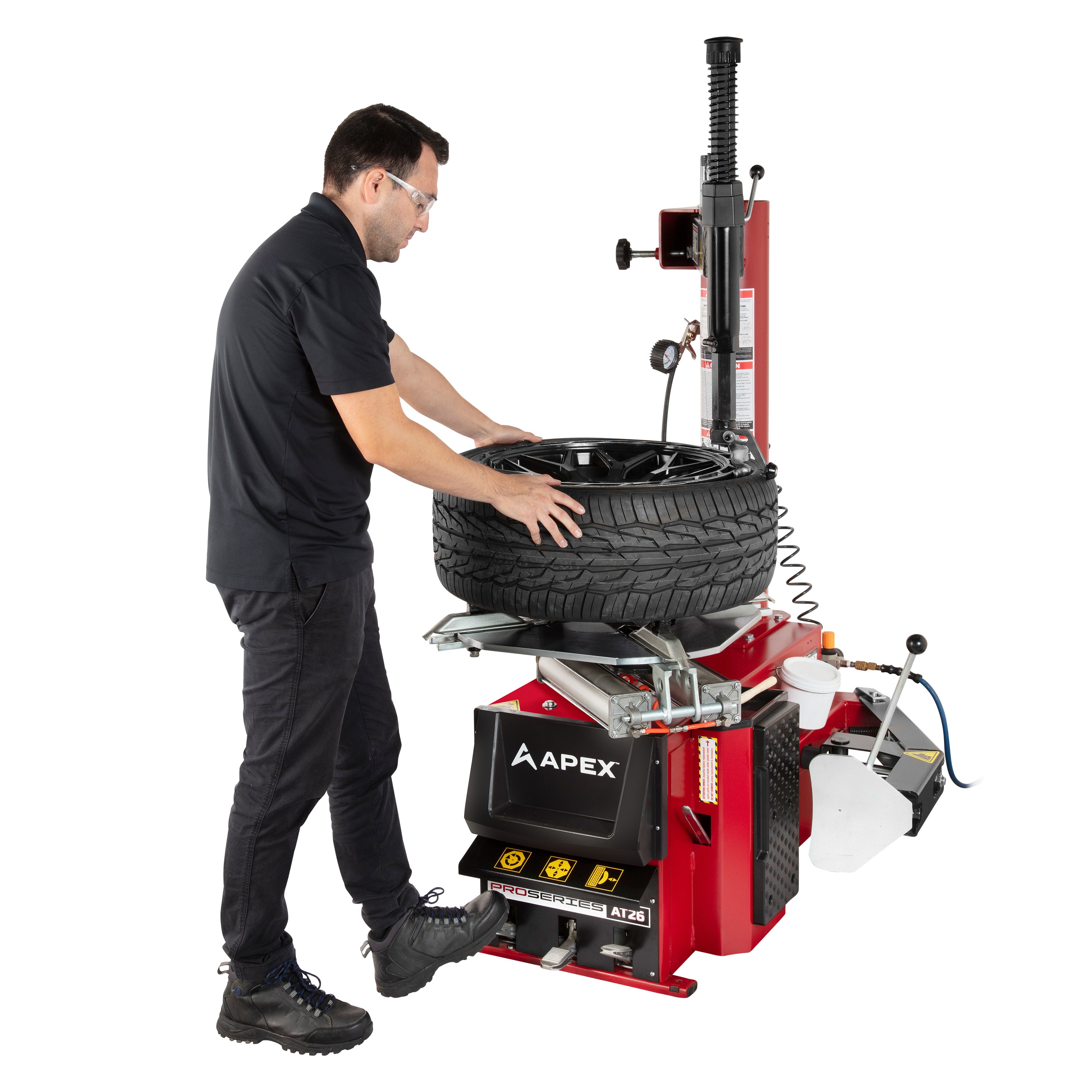 APEX AT26 Swing Arm Tire Changer
