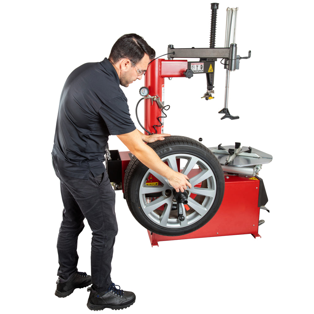 APEX AT26A and AB24M Tire Changer and Wheel Balancer Combo