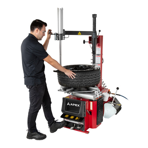 APEX AT26A and AB24M Tire Changer and Wheel Balancer Combo