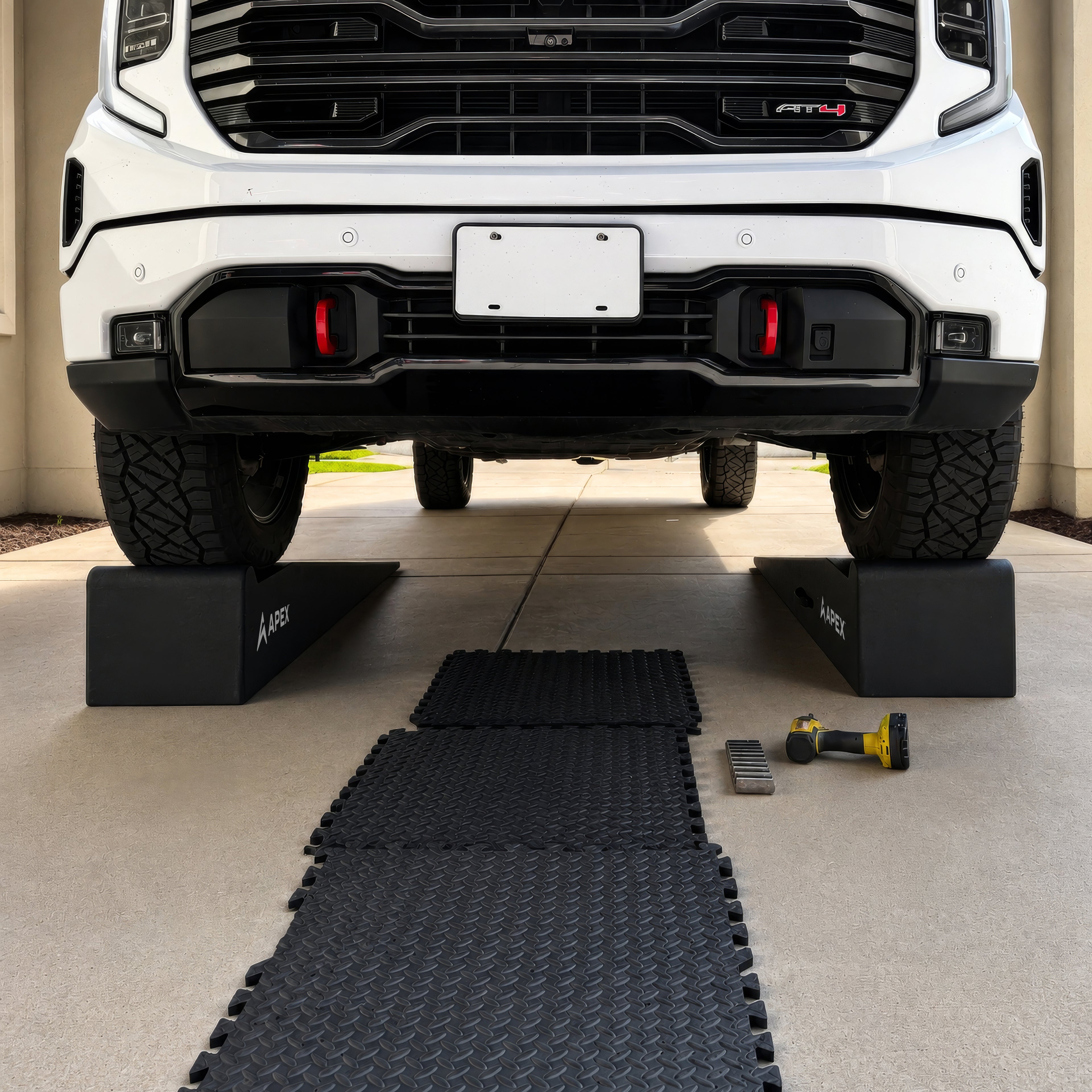 APEX 60-inch Lightweight Foam Garage Ramp Kit - Set of 2