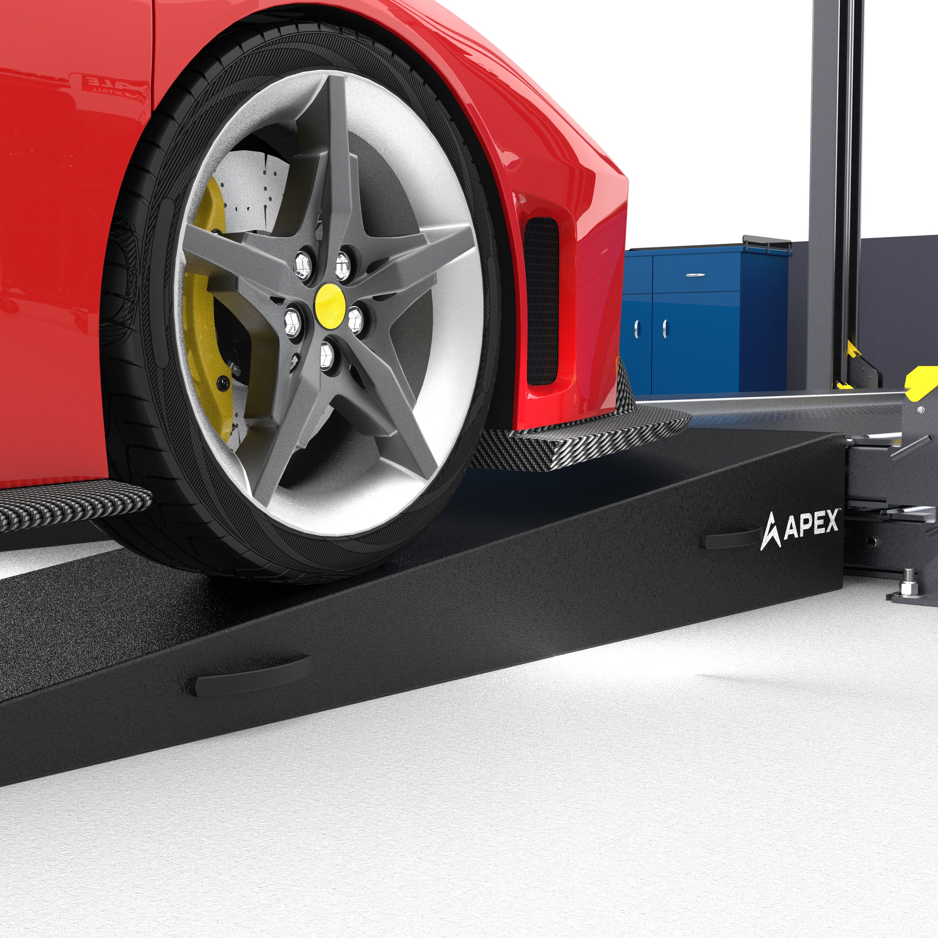 APEX 96-inch Lightweight Foam Four-Post Ramp Kit - Set of 2