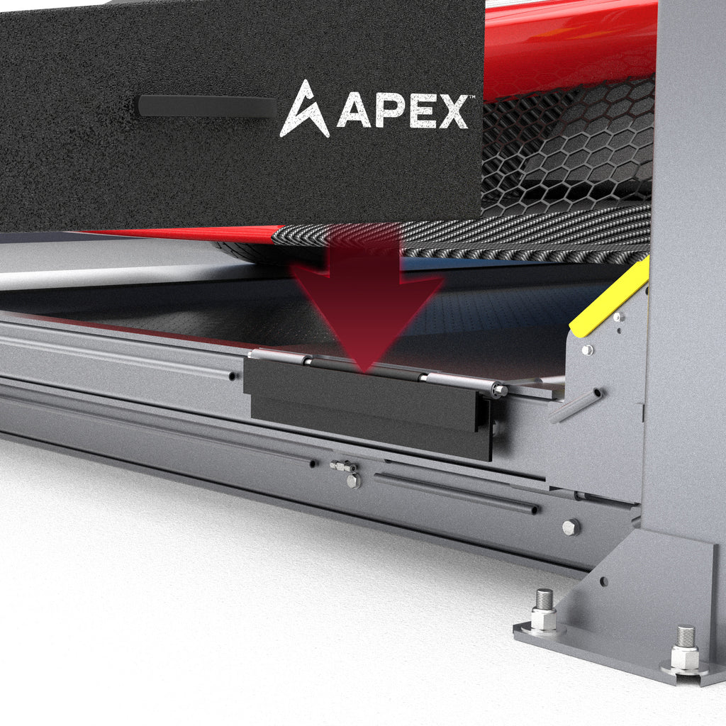 APEX Ramp Receiver Brackets for BendPak 7K to 9K Four-Post Lifts - Set of 2