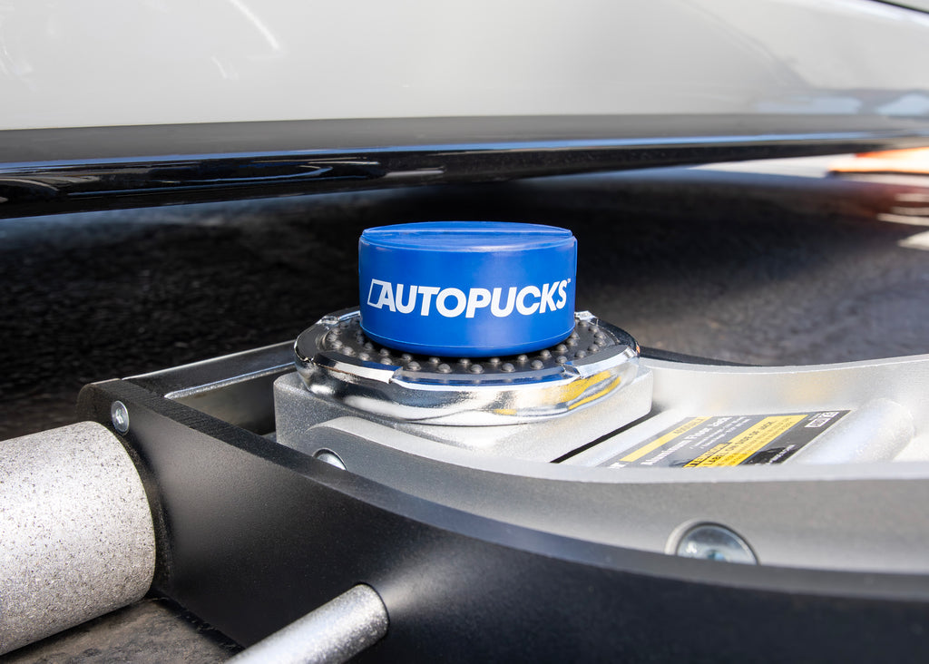 AutoPucks Universal Jack Pad Pucks - Slotted - Set of 4
