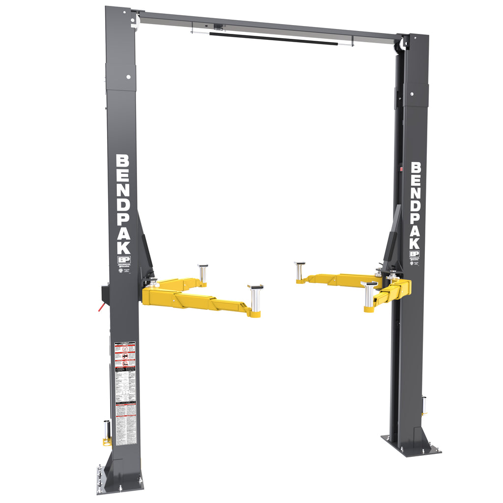 BendPak 12APX-192 Two-Post Car Lift - 12,000-lbs. Capacity - High-Rise - 192-in. Extended Height