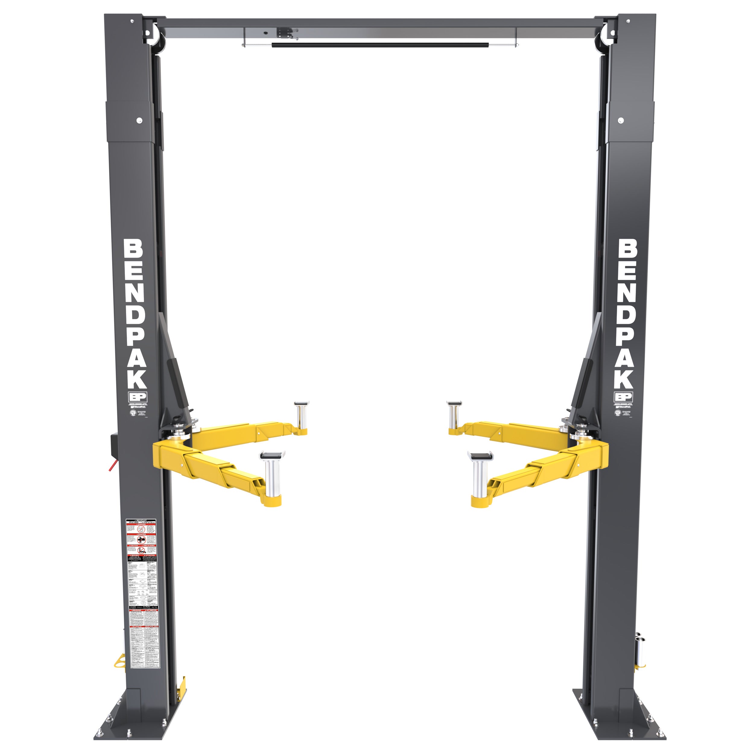 BendPak 12APX-192 Two-Post Car Lift - 12,000-lbs. Capacity - High-Rise - 192-in. Extended Height