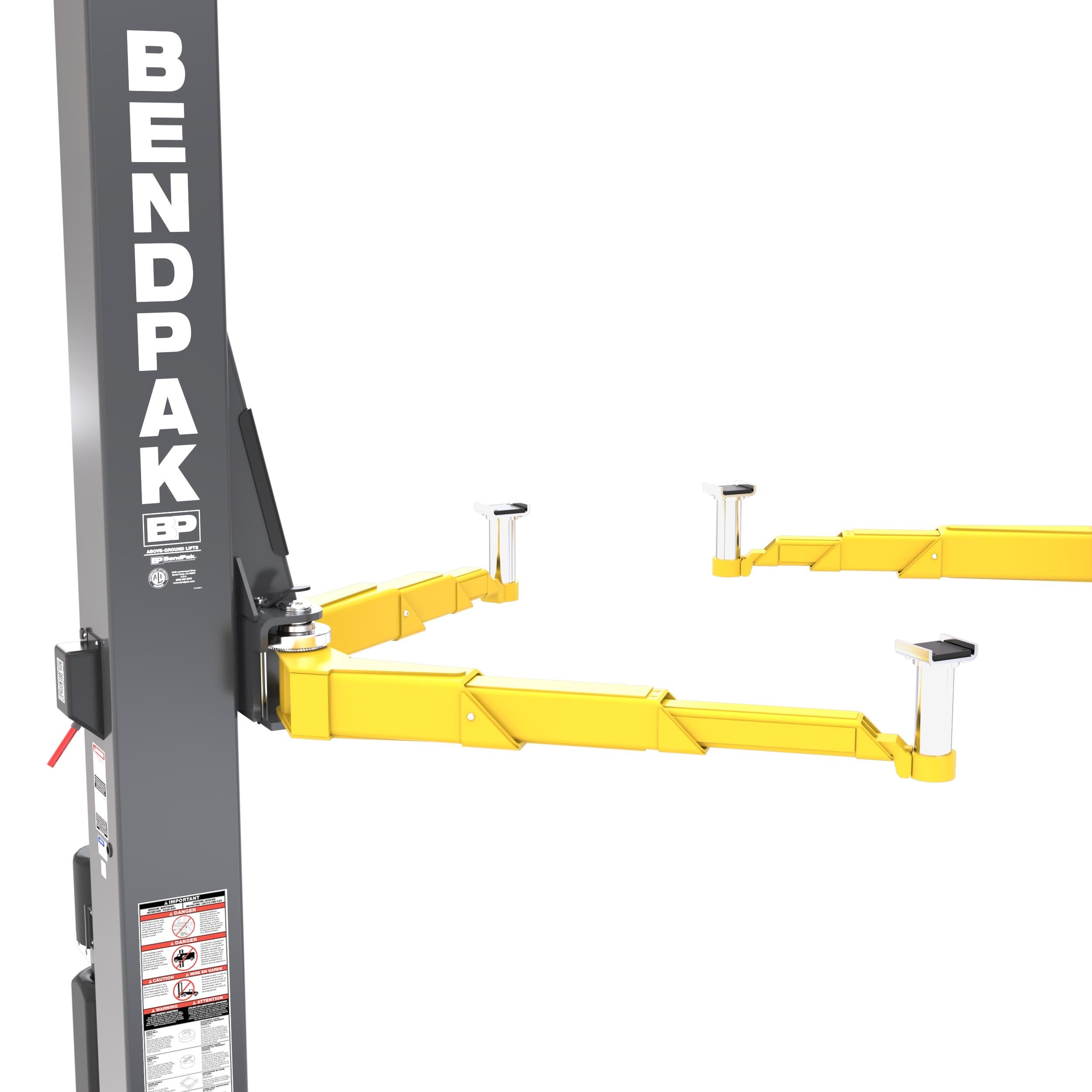 BendPak 12APX Two-Post Car Lift - 12,000-lbs. Capacity - High-Rise