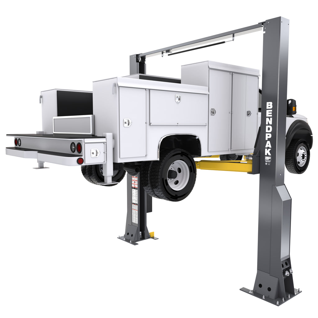 BendPak 16AP two-post lift built for trucks, commercial vehicles, and professional shops.