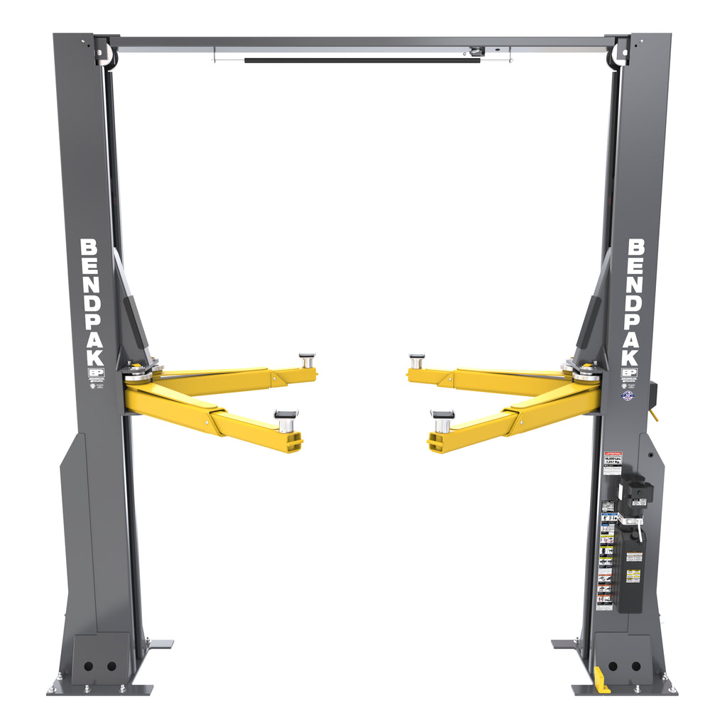 BendPak 16AP heavy-duty two-post lift designed for trucks, SUVs, and fleet maintenance