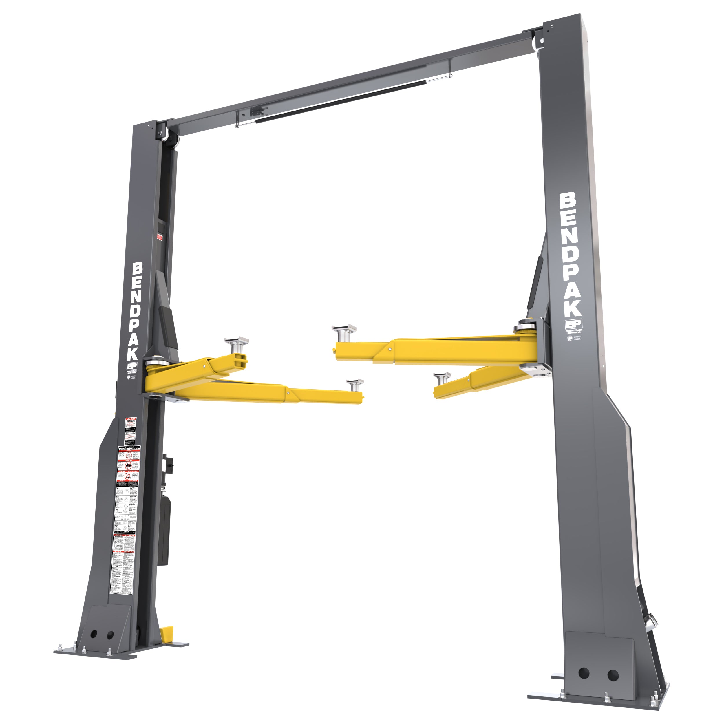 BendPak 16AP super-duty two-post lift for large vehicle maintenance and repair.