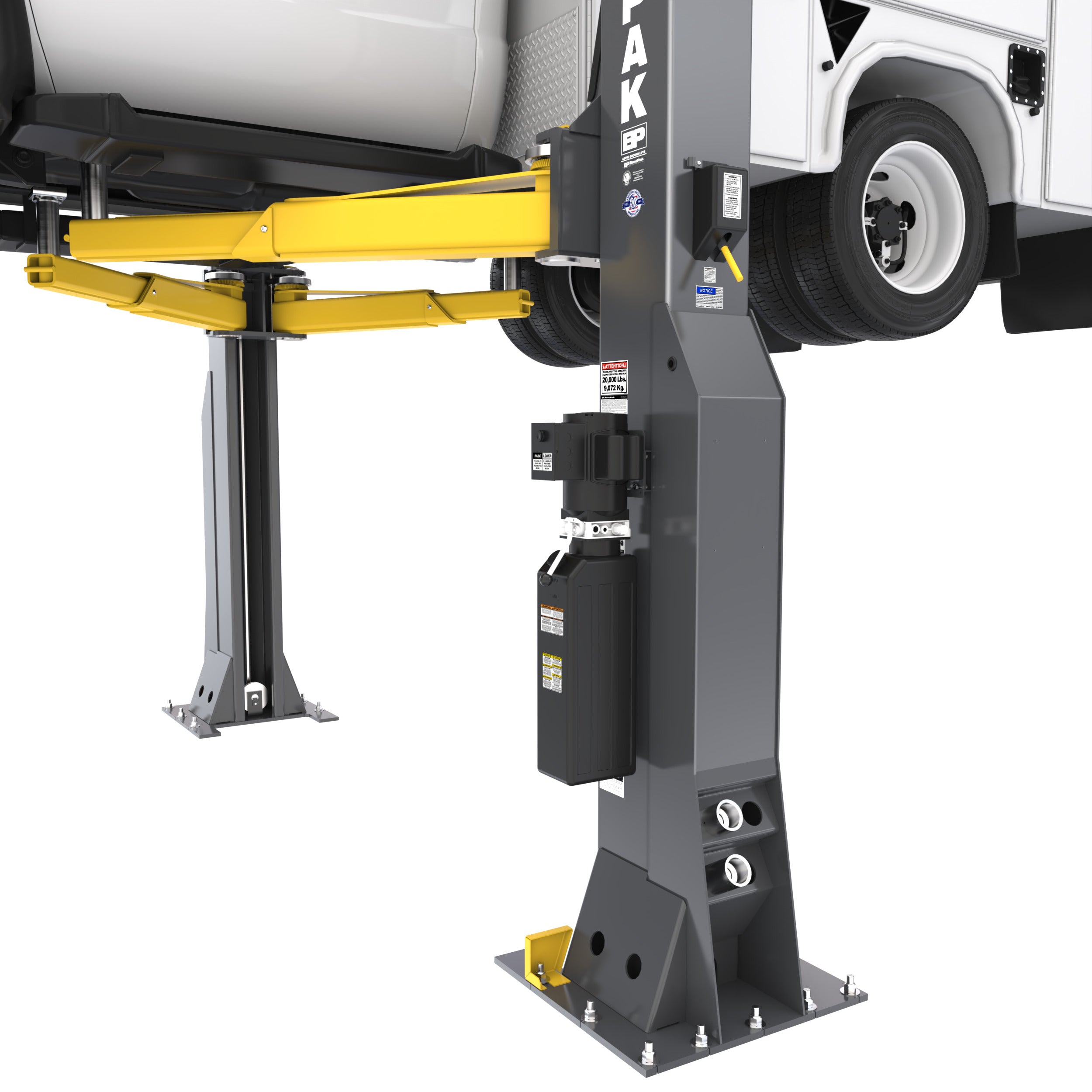 BendPak 20AP Super-Duty Two-Post Car Lift - 20,000-lbs. Capacity