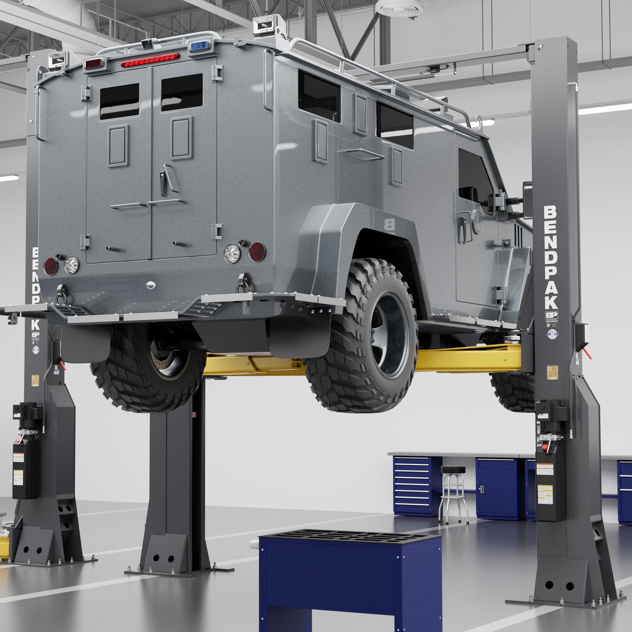 BendPak 20AP Super-Duty Two-Post Car Lift - 20,000-lbs. Capacity
