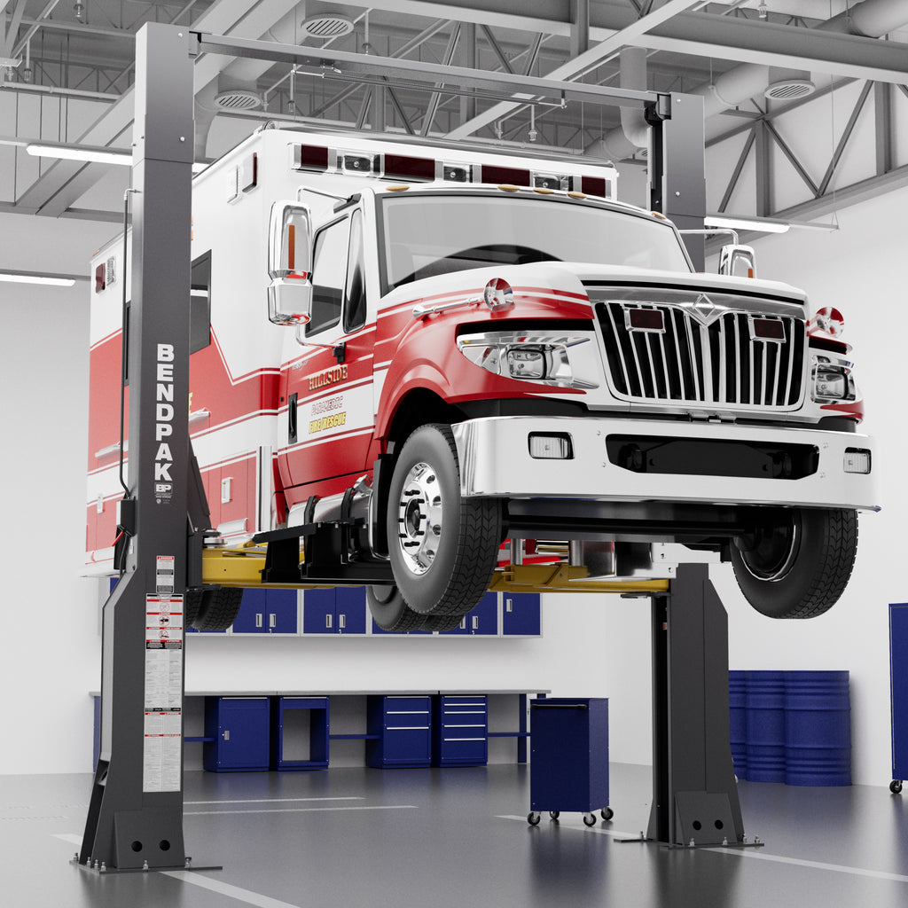 BendPak 20AP-192 Super-Duty Two-Post Car Lift - 20,000-lbs. Capacity - 192-in. Extended Height