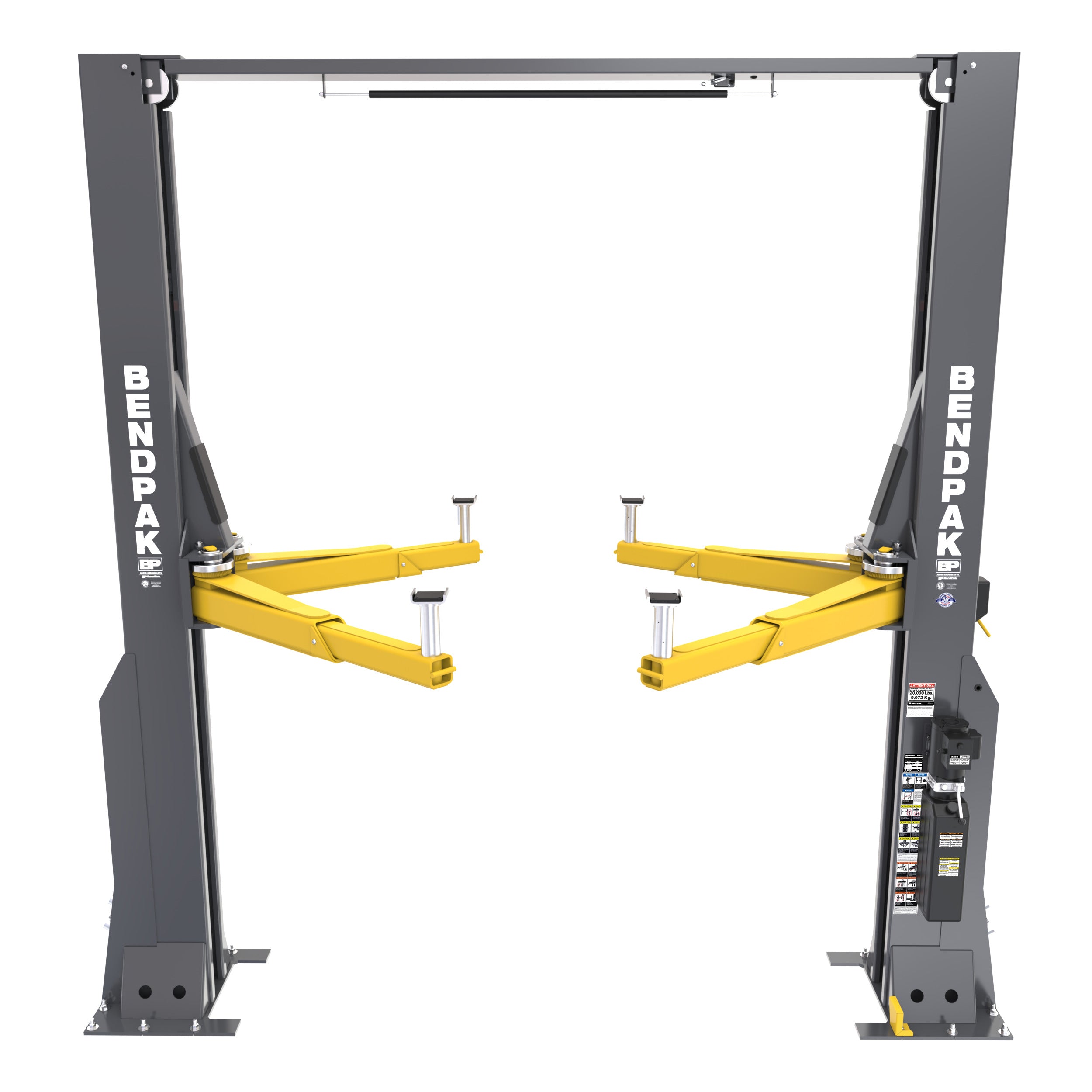 BendPak 20AP Super-Duty Two-Post Car Lift - 20,000-lbs. Capacity