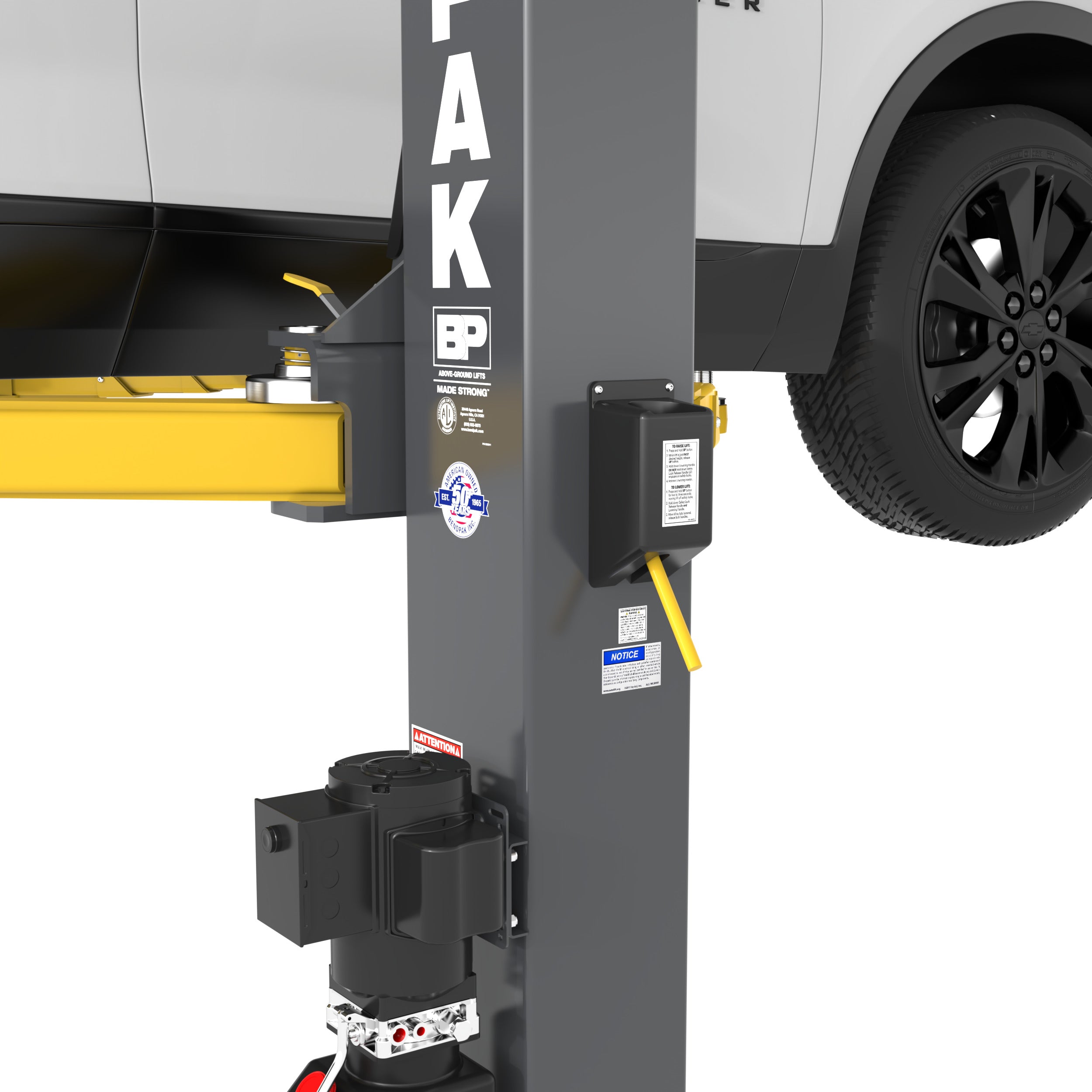 BendPak 9APF Two-Post Lift for Low Ceilings - 9,000 lb Capacity