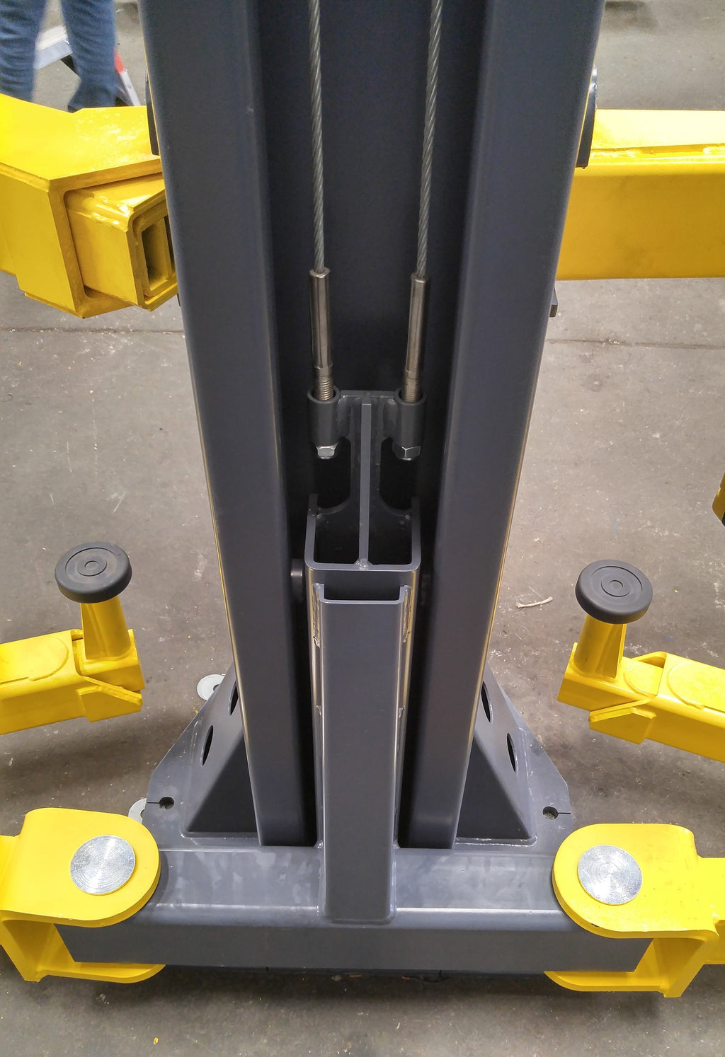 BendPak EV12DPS 12,000-lb. EV lift designed for battery removal, drivetrain access, and cab-off service work