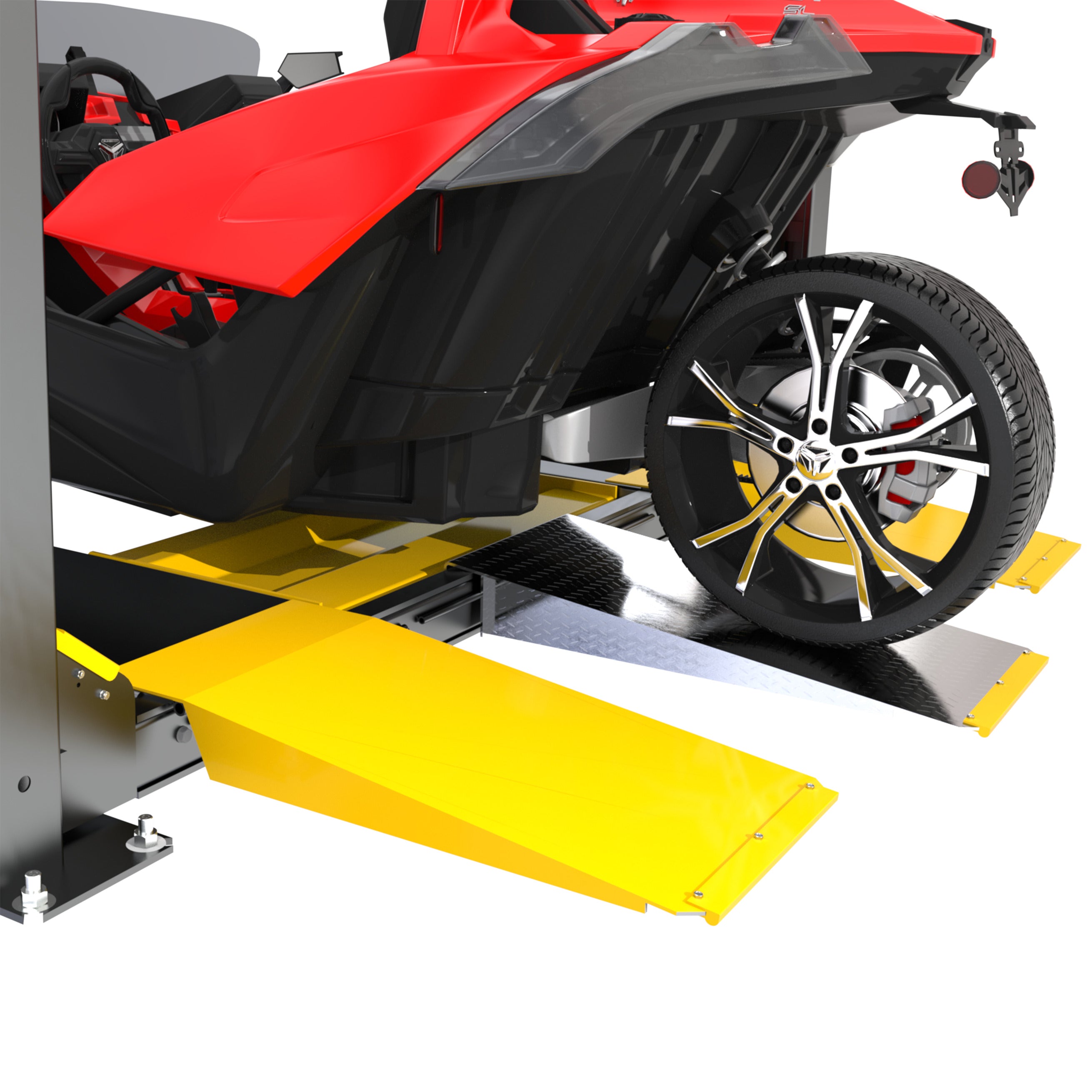 BendPak Third-Wheel Kit for Four-Post Lifts - Wide Runway Setting