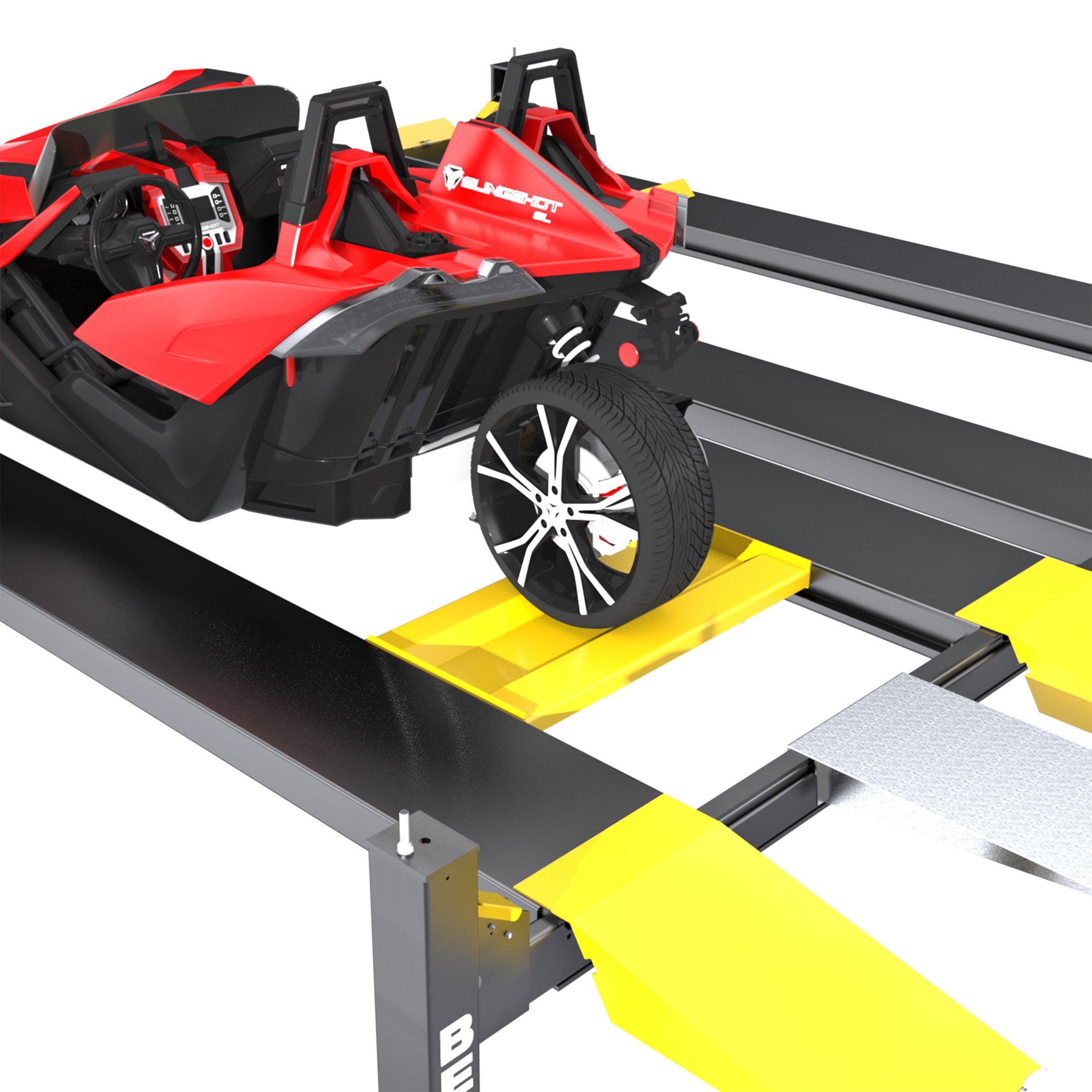 BendPak Third-Wheel Kit for Four-Post Lifts - Wide Runway Setting
