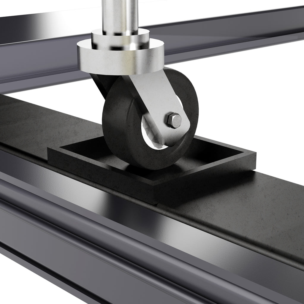 BendPak HD-7500BLX boat storage lift with tongue platform for trailer support.