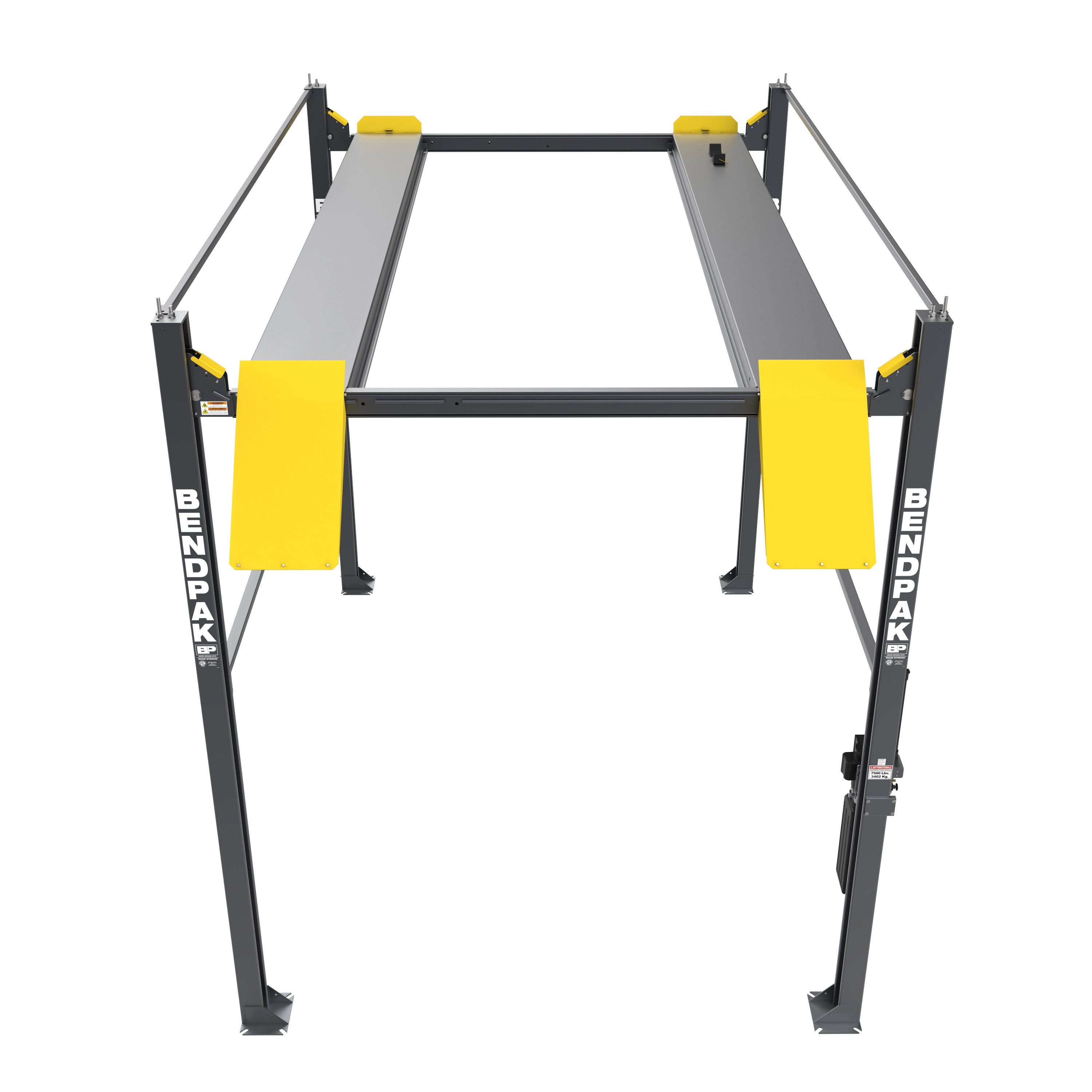 BendPak HD-7500PBX Four-Post Lift - 7,500-lbs. Capacity