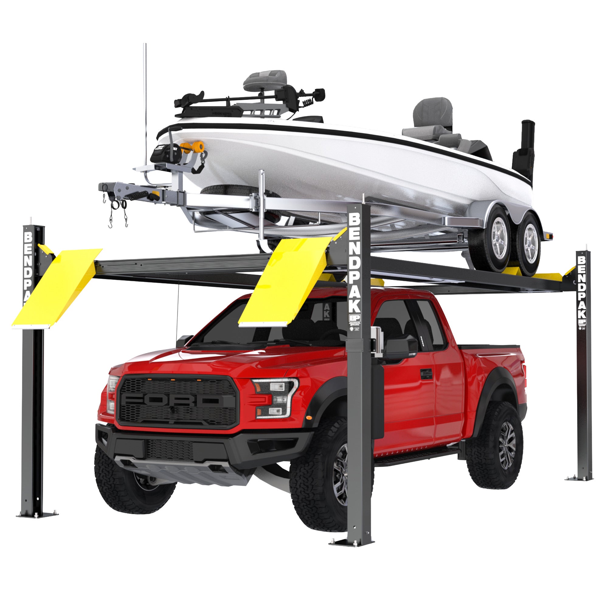 BendPak HD-75BXT Four-Post Lift - 7,500-lbs. Capacity