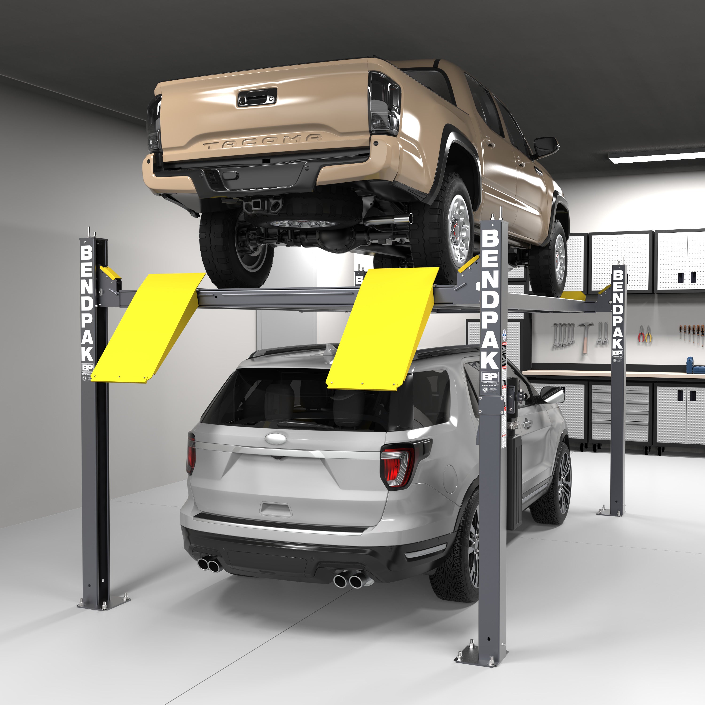 BendPak HD-9EWT Four-Post Lift - 9,000-lbs. Capacity