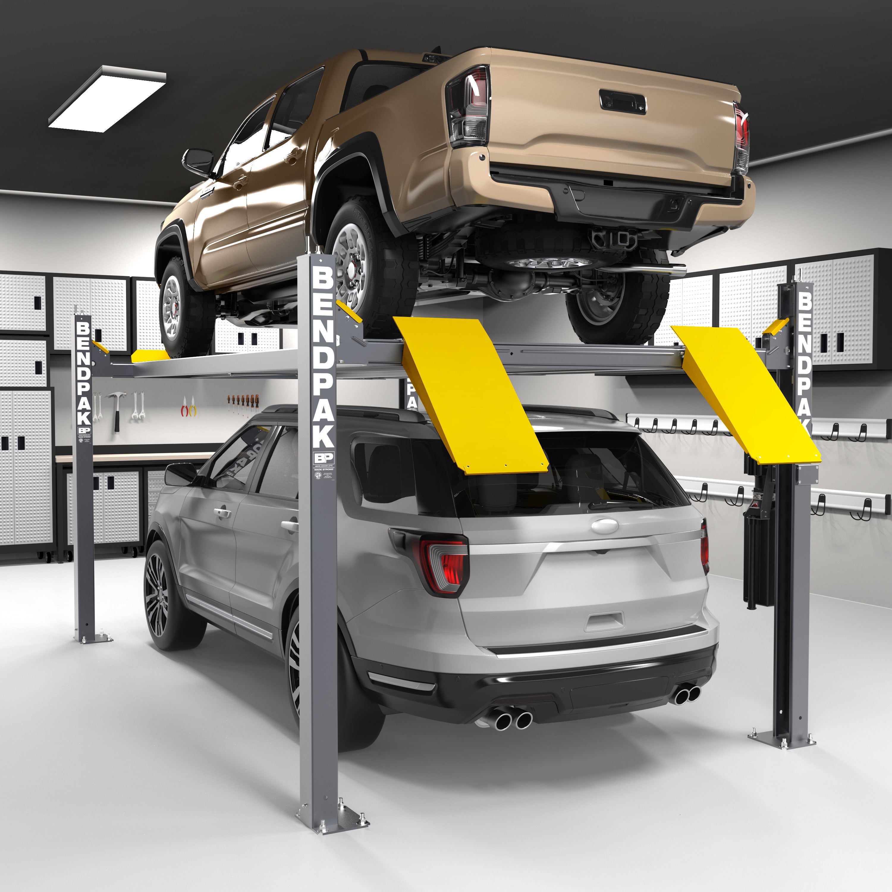 BendPak HD-9EWT Four-Post Lift - 9,000-lbs. Capacity