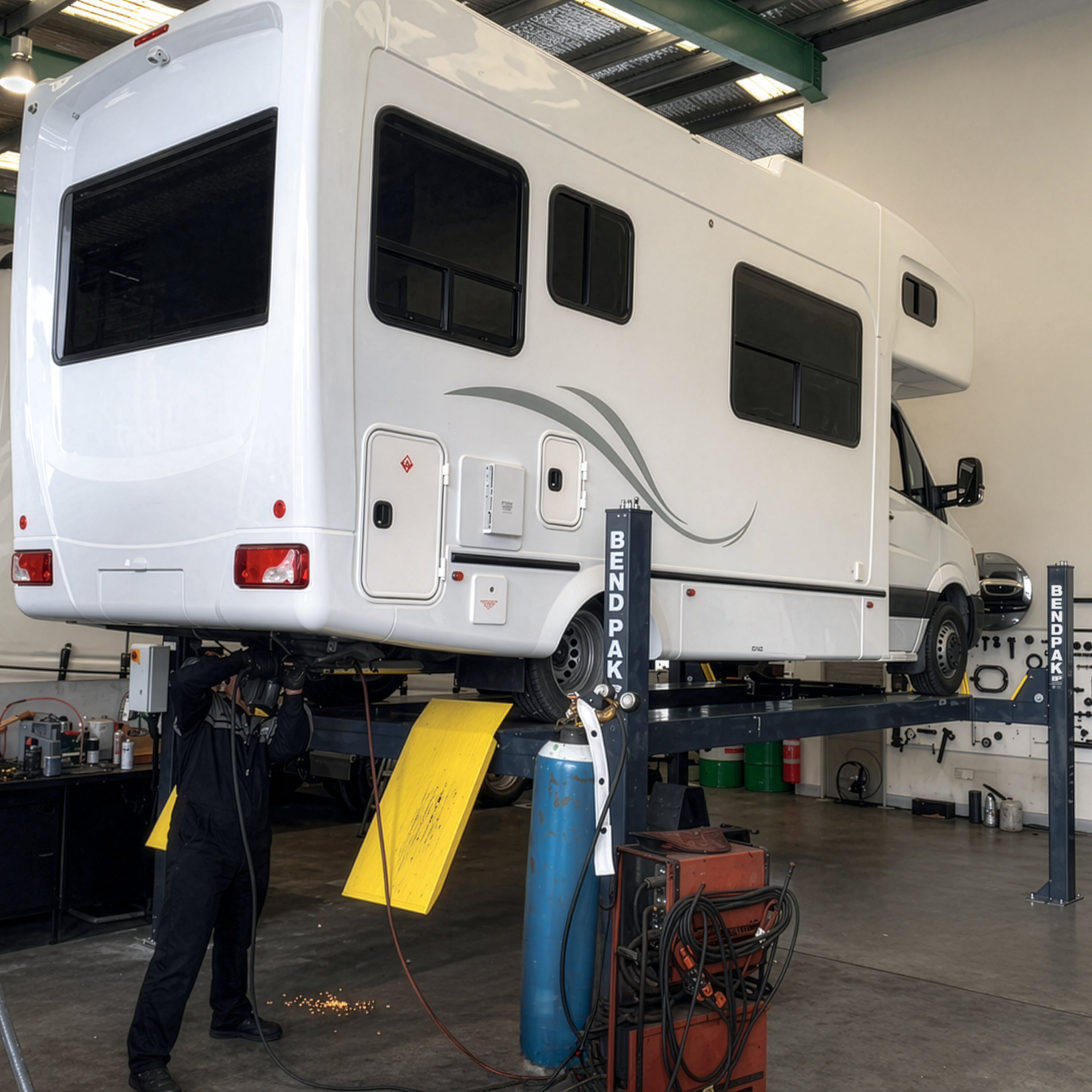BendPak HDS14XT Four-Post Lift - 14,000-lbs. Capacity