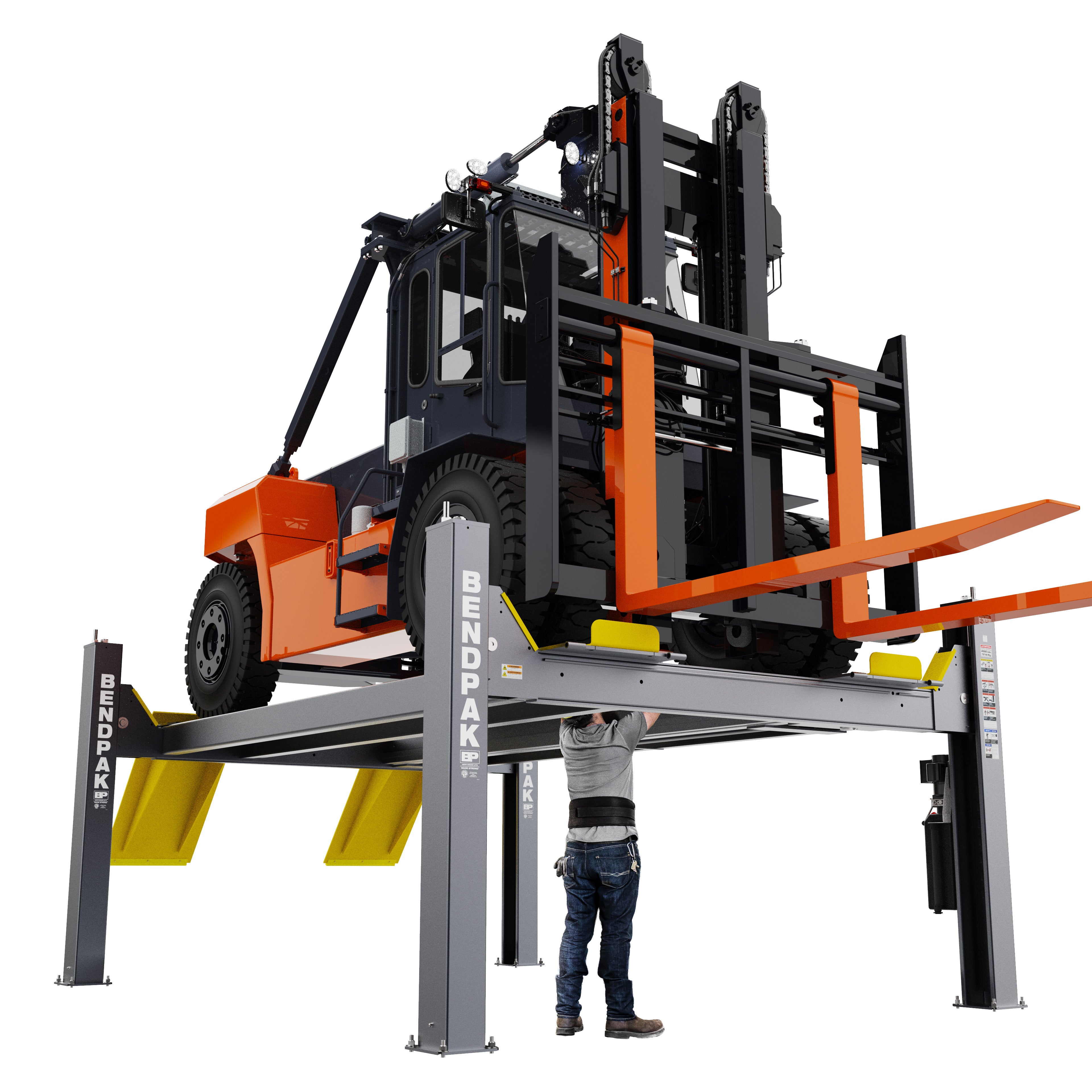 BendPak HDS40FL Four-Post Lift - 40,000-lbs. Capacity