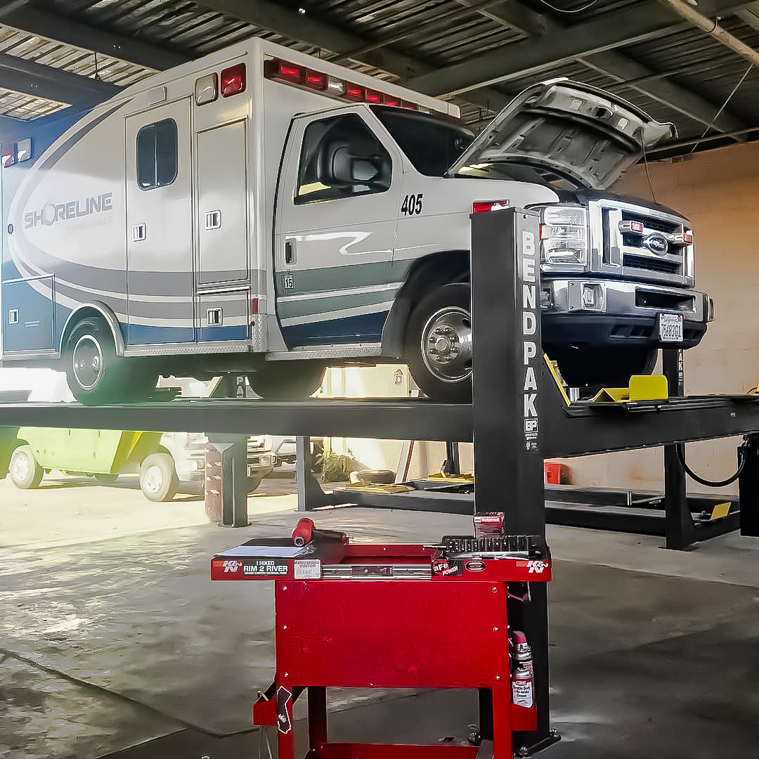 BendPak HDS27 Four-Post Lift - 27,000-lbs. Capacity