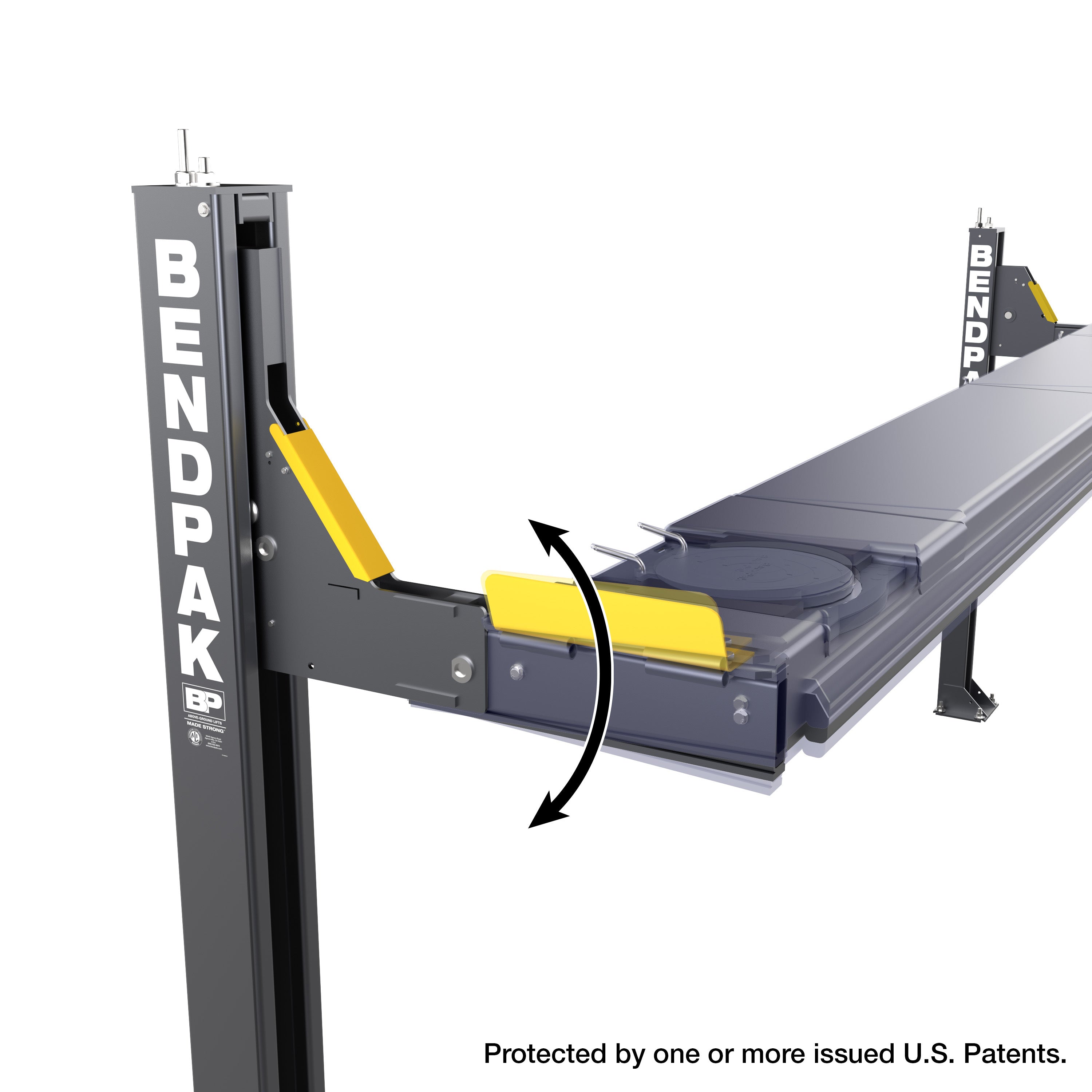 BendPak HDSO14AX Open-Front Alignment Lift - 14,000-lbs. Capacity