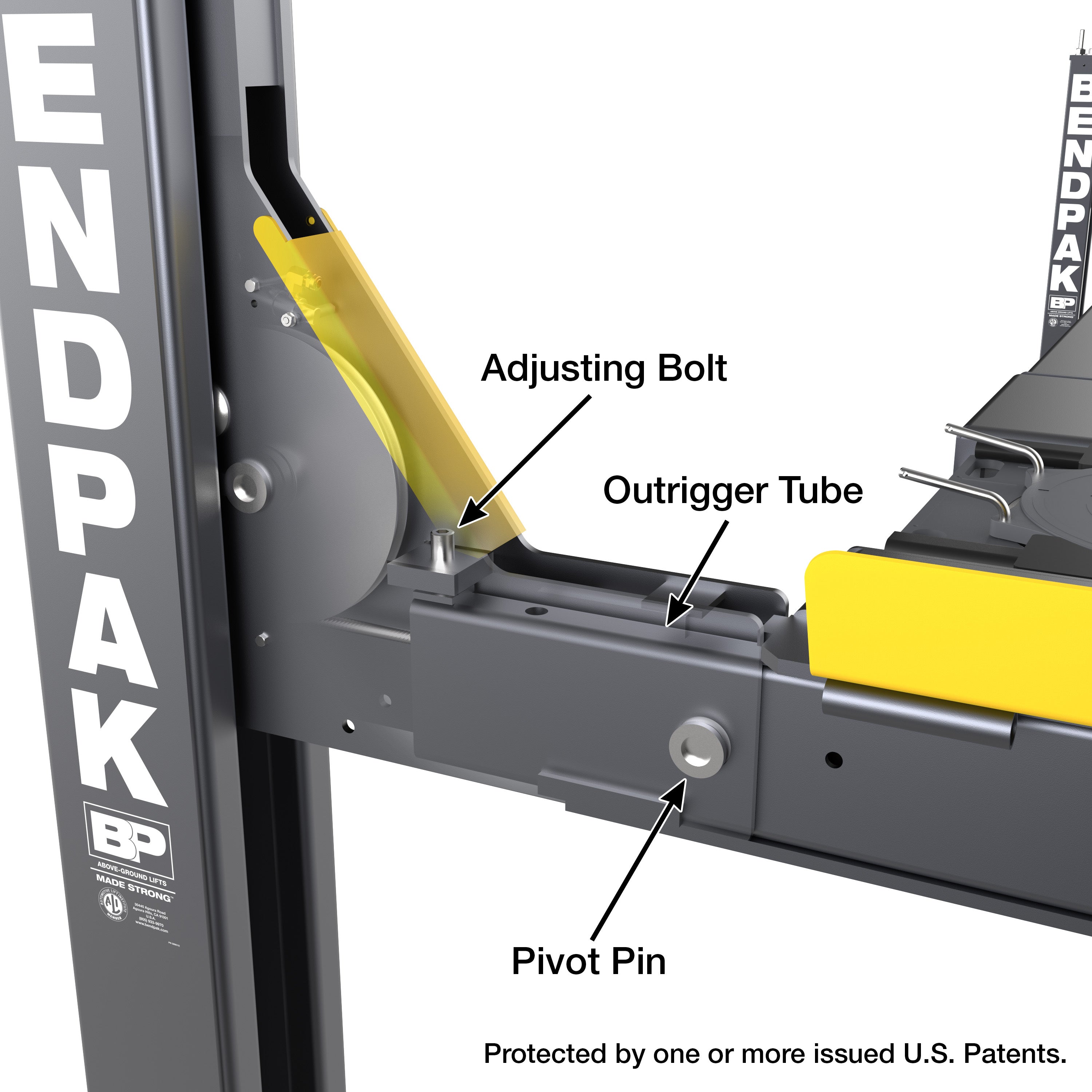 BendPak HDSO14AX Open-Front Alignment Lift - 14,000-lbs. Capacity