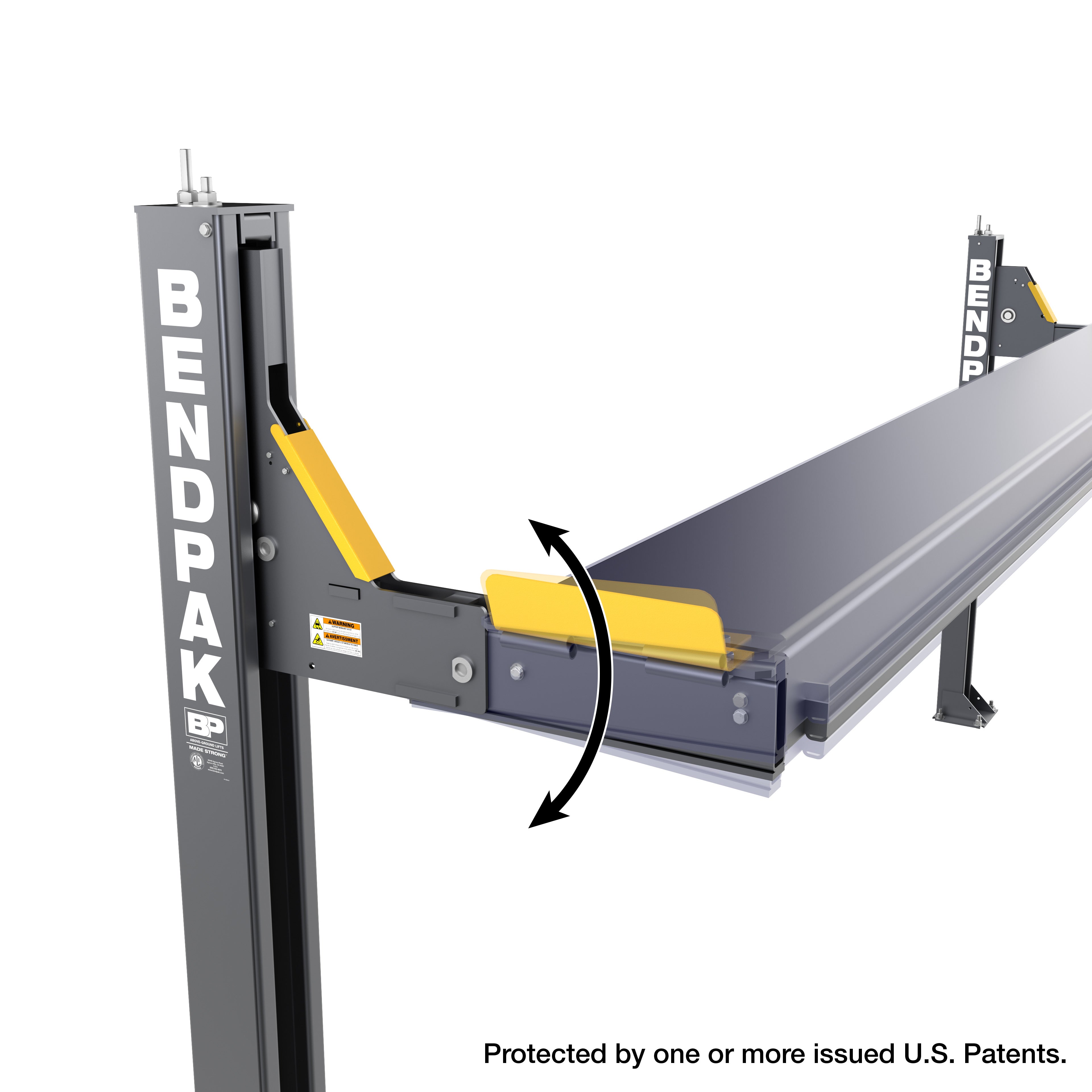 BendPak HDSO14P Four-Post Lift - 14,000-lbs. Capacity