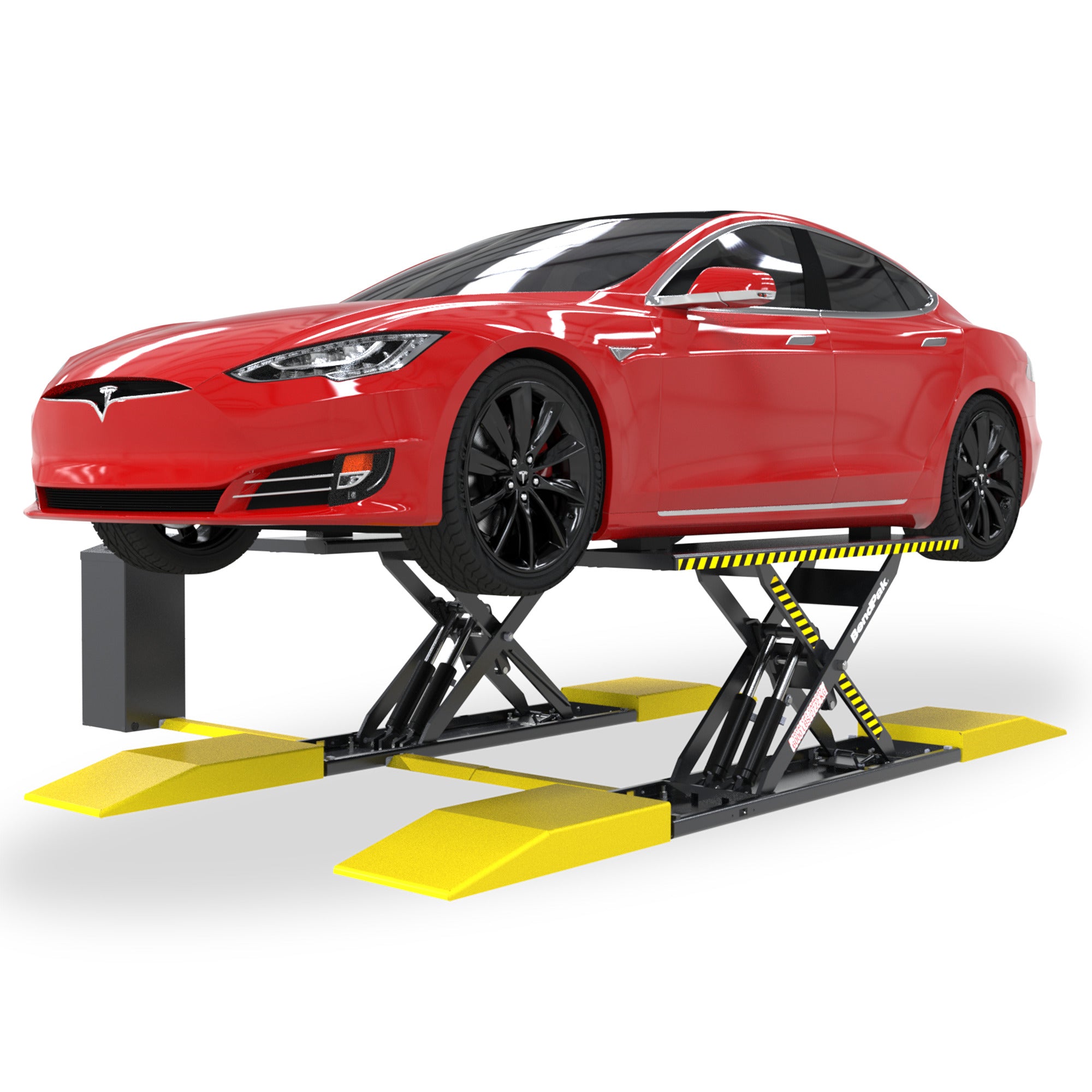 BendPak MDS-6EXT Extended Open-Center Mid-Rise Scissor Lift - 6,000-lbs. Capacity