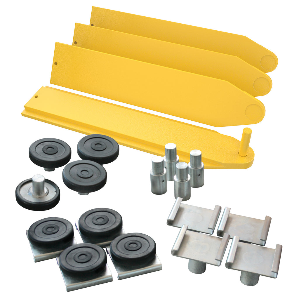 BendPak MD-6XP arm adapters and lift pad set for frame-engaging vehicle support.