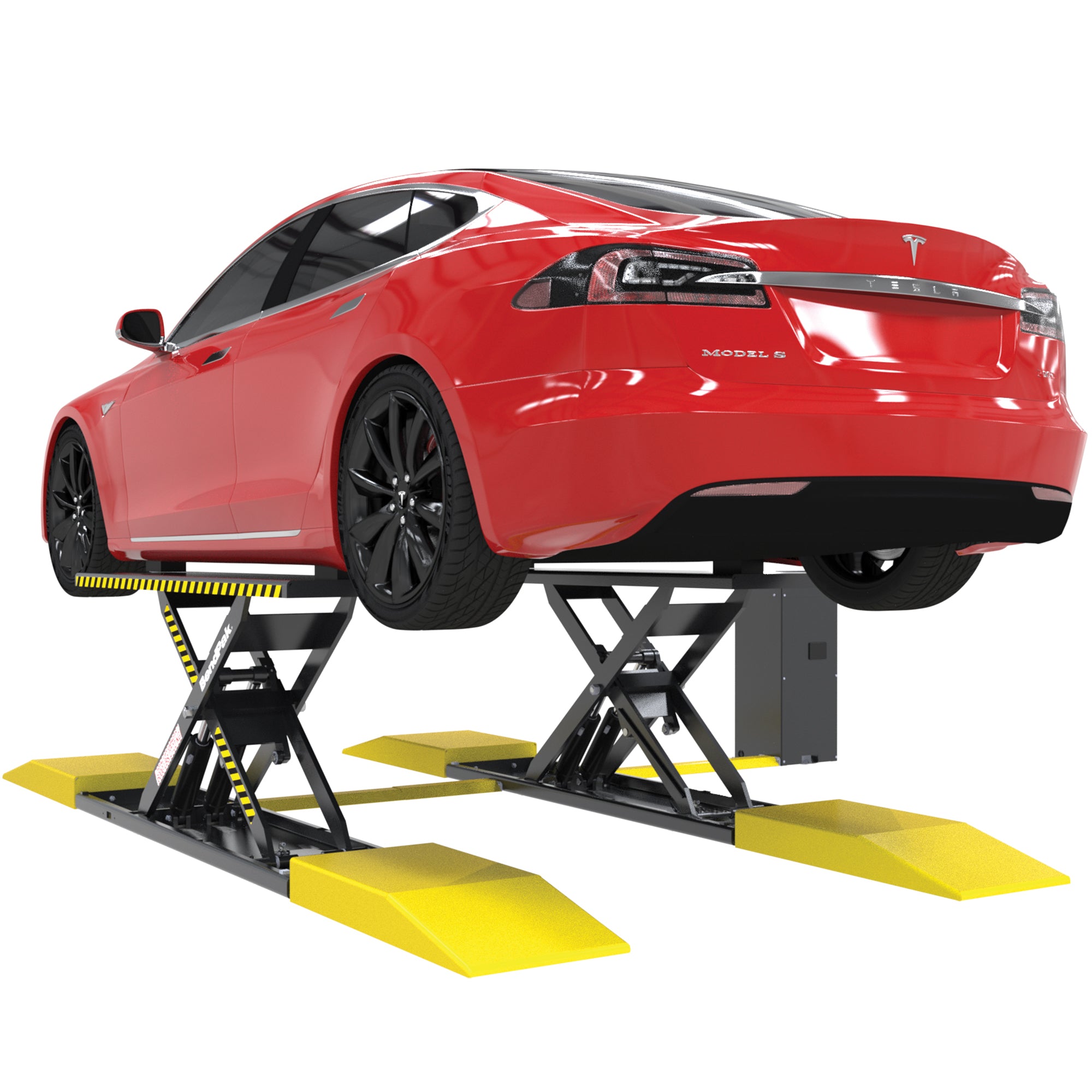 BendPak MDS-6EXT Extended Open-Center Mid-Rise Scissor Lift - 6,000-lbs. Capacity