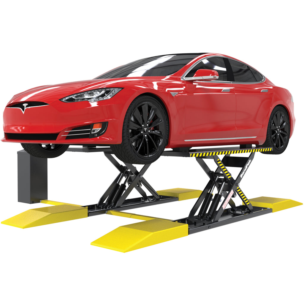 BendPak MDS-6EXT Extended Open-Center Mid-Rise Scissor Lift - 6,000-lbs. Capacity